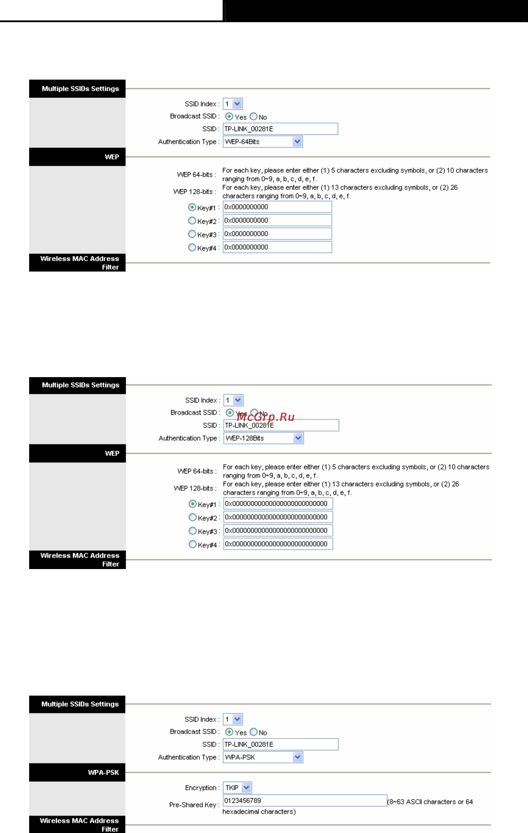 Tp-Link TD-W8901GB Инструкция по эксплуатации онлайн [37/67] 39408