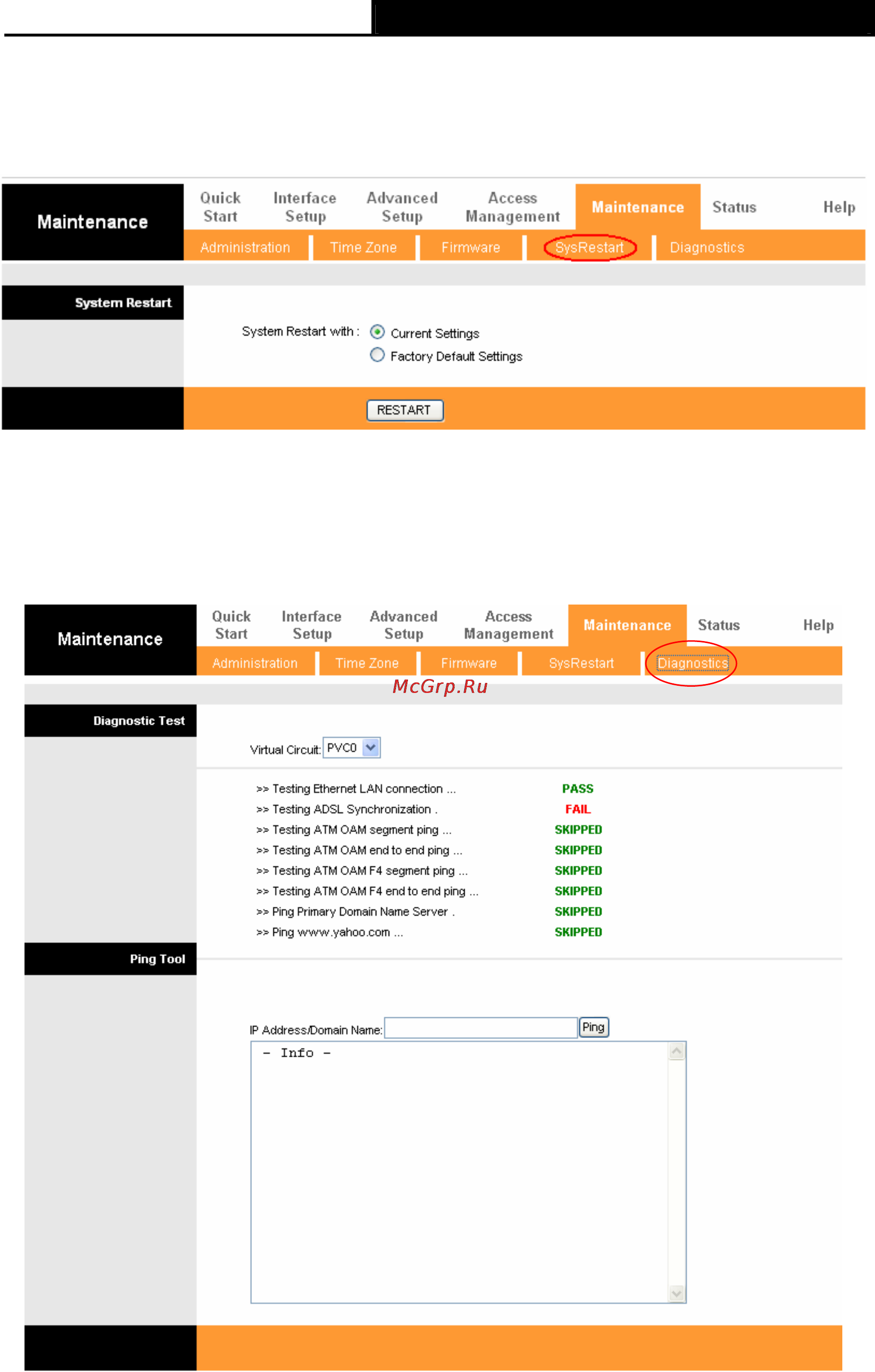 Tp-Link TD-W8901GB [65/67] System restart