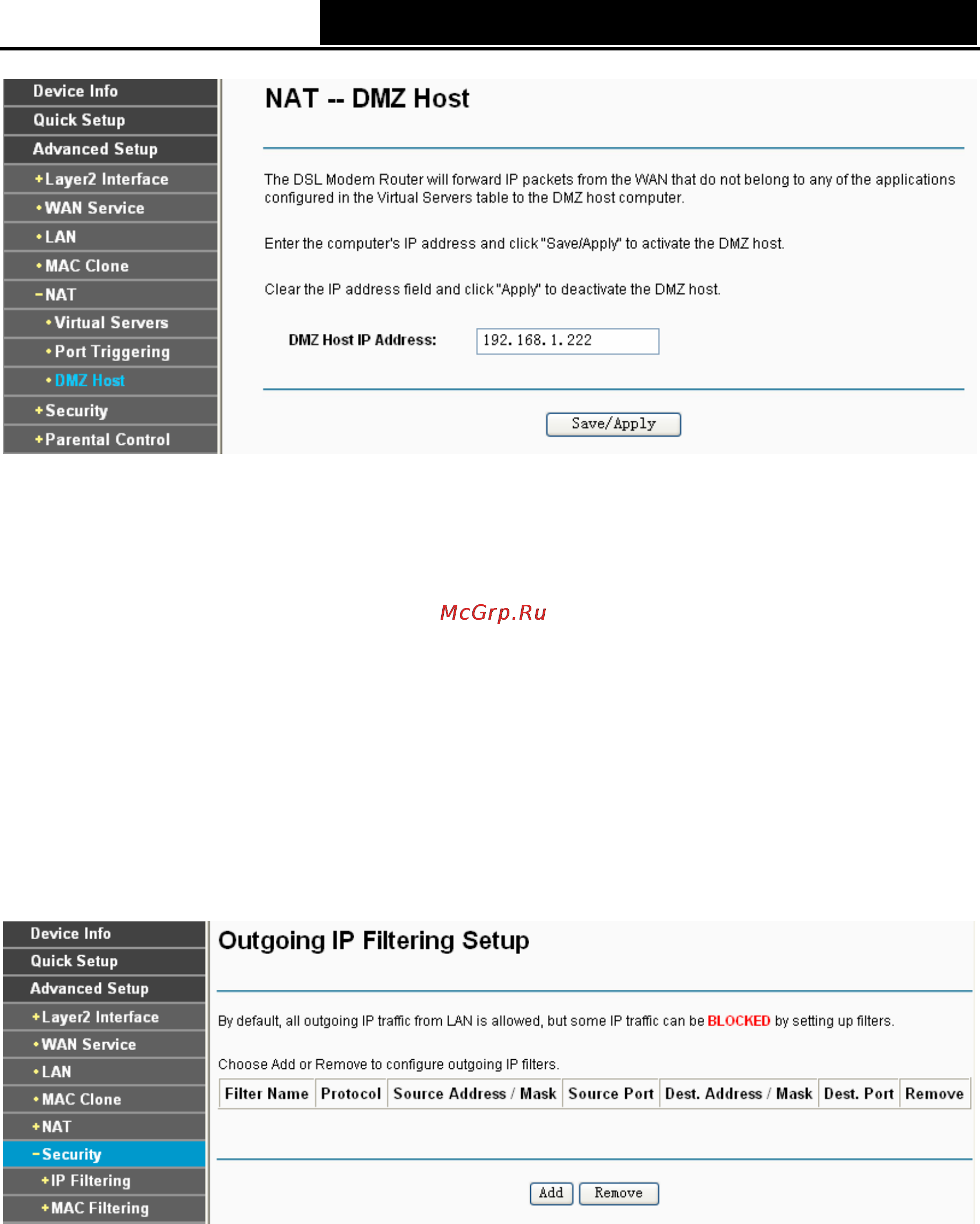 Tp-Link TD-W8960NB [44/110] Security