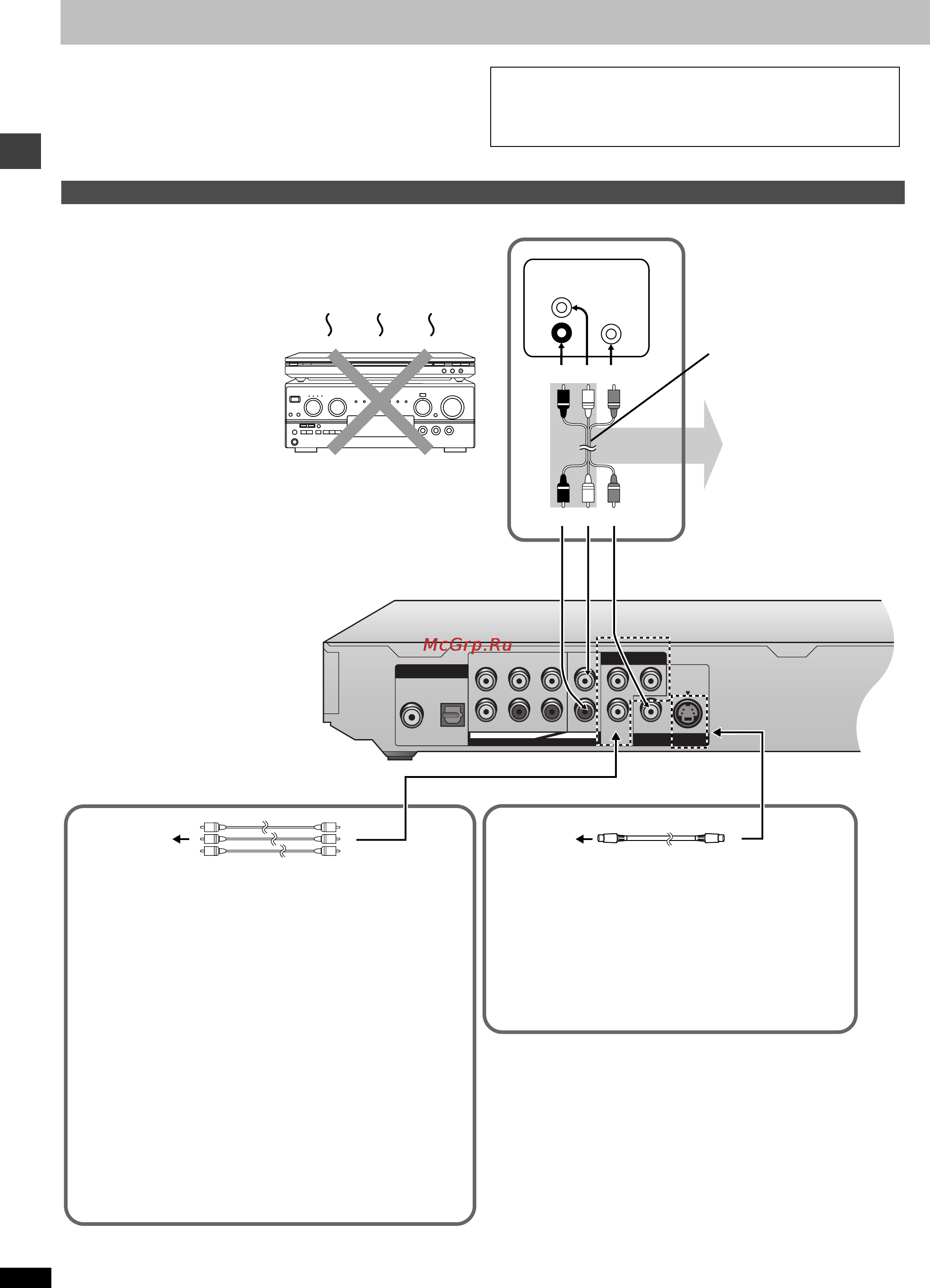 Panasonic DVD-S75 [4/24] Подсоединение к телевизору