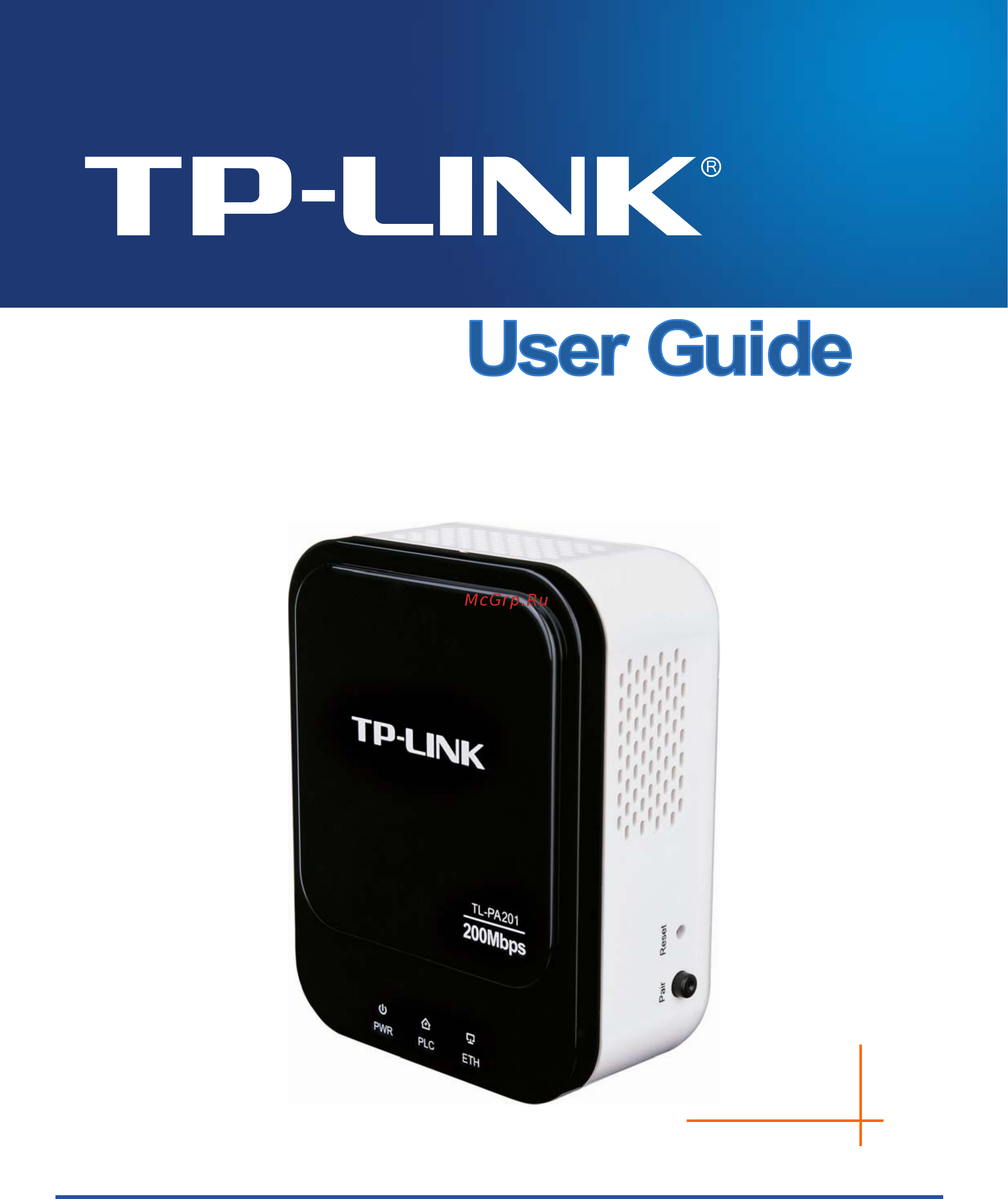 Tp-Link TL-PA201 Инструкция по эксплуатации онлайн