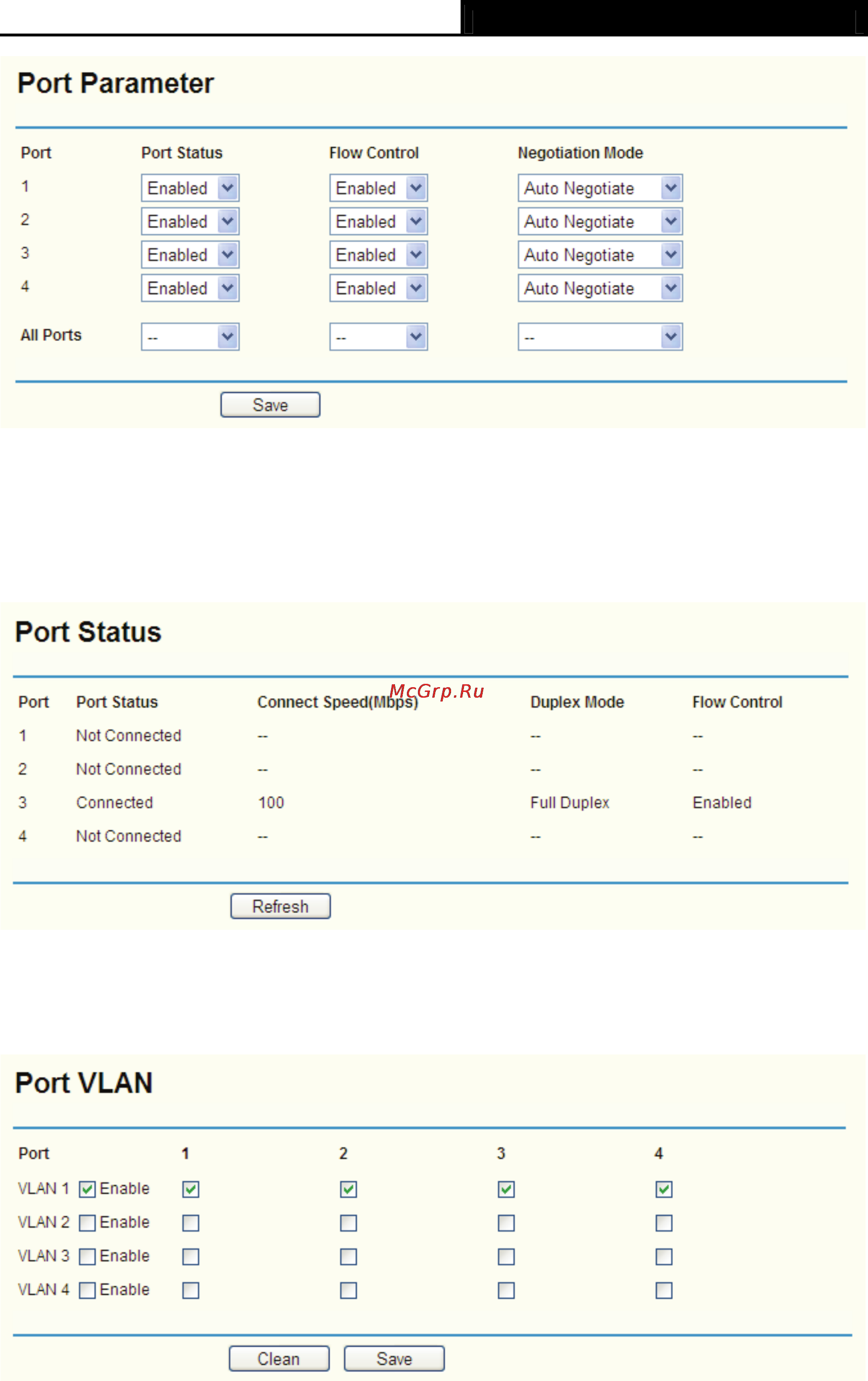 Tp-Link TL-R480T [65/82] Port status