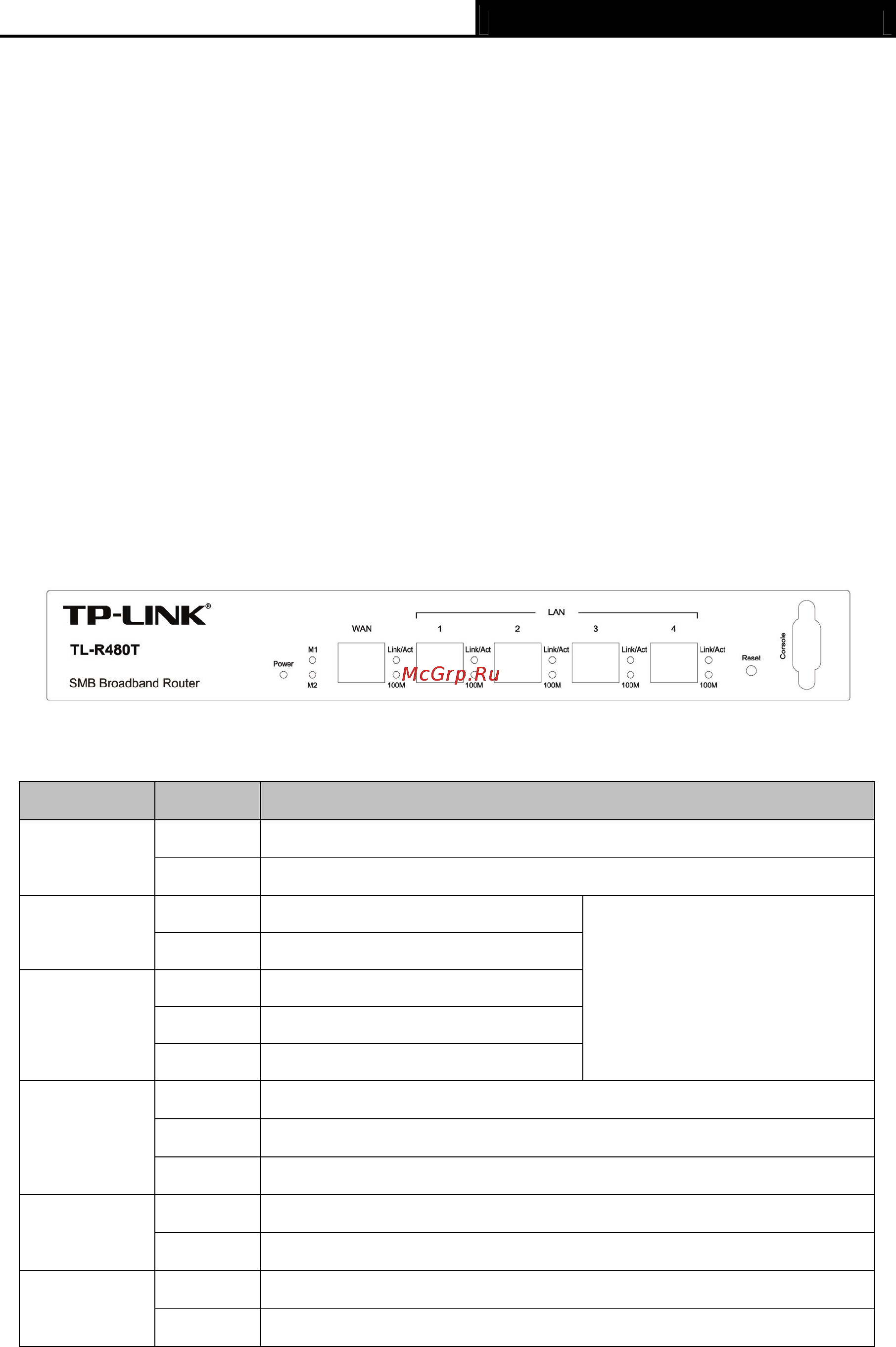 Tp-Link TL-R480T [8/82] Conventions