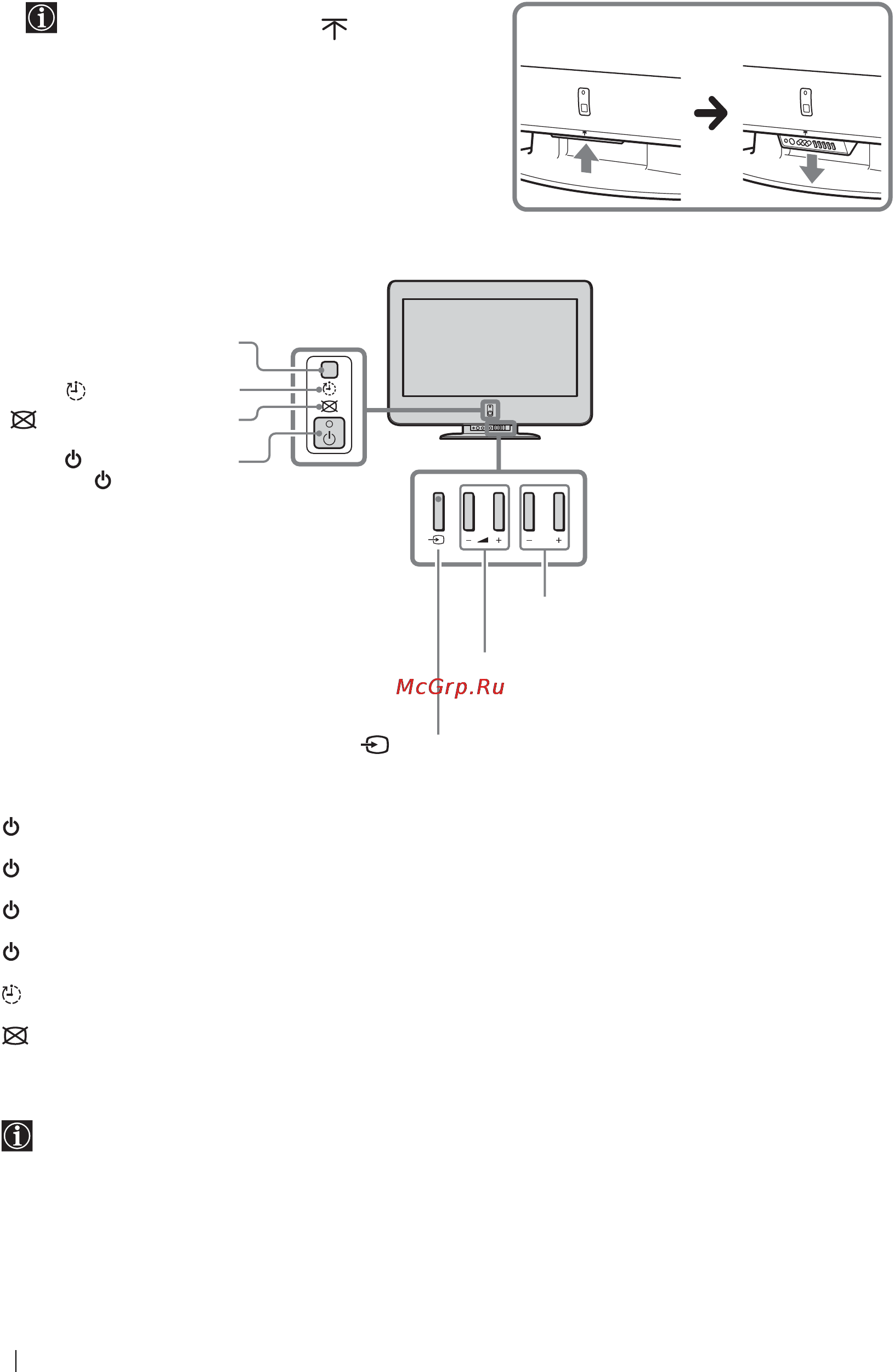 Sony KE-P37M1 [14/204] Indikatorstatus