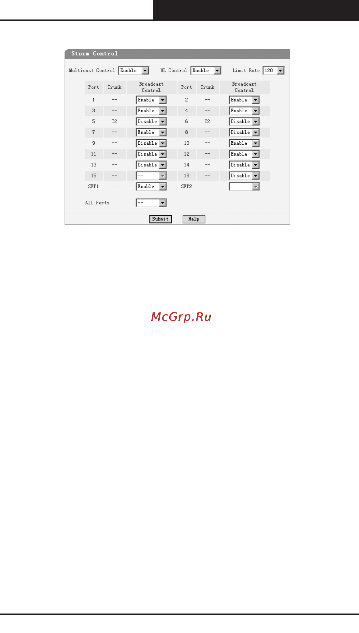 Tp-Link TL-SG2216WEB [47/75] Port description