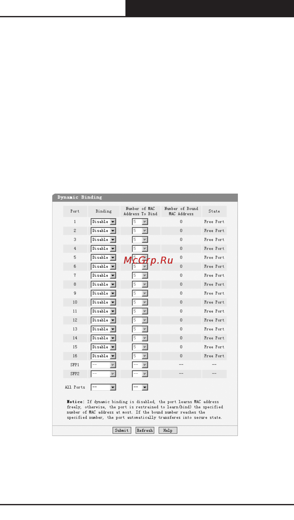 Tp-Link TL-SG2224WEB [53/75] Web smart gigabit switch family user s guide tl sg2216web tl sg2224web