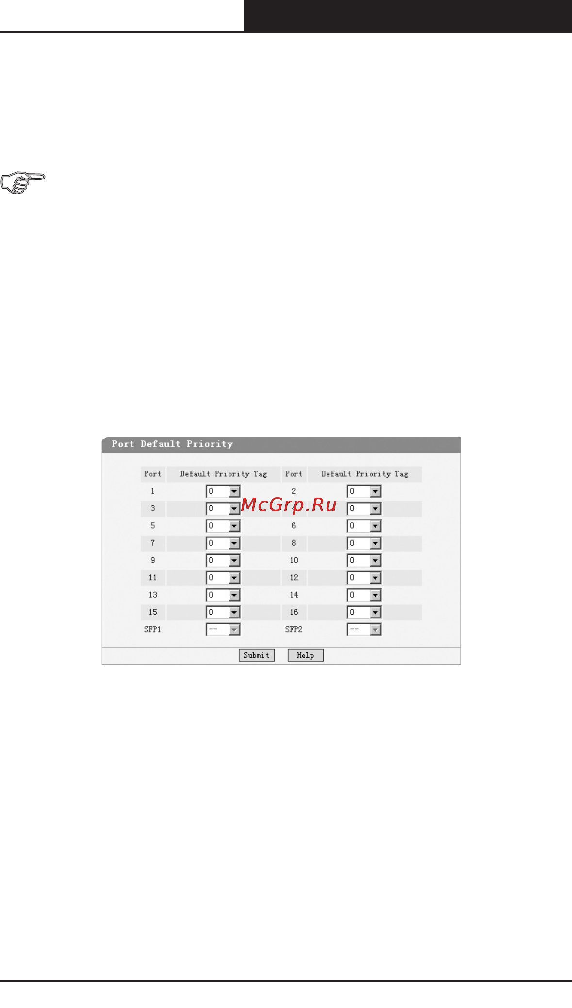Tp-Link TL-SG2224WEB [66/75] Port default priority