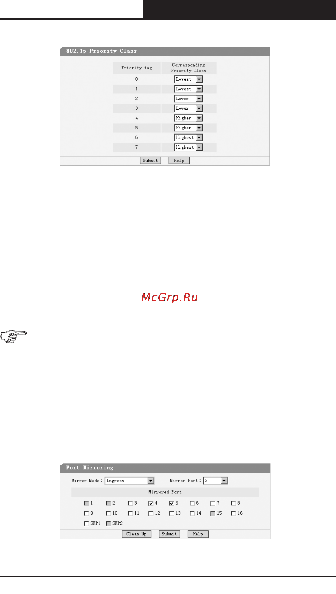 Tp-Link TL-SG2216WEB [67/75] Port mirroring