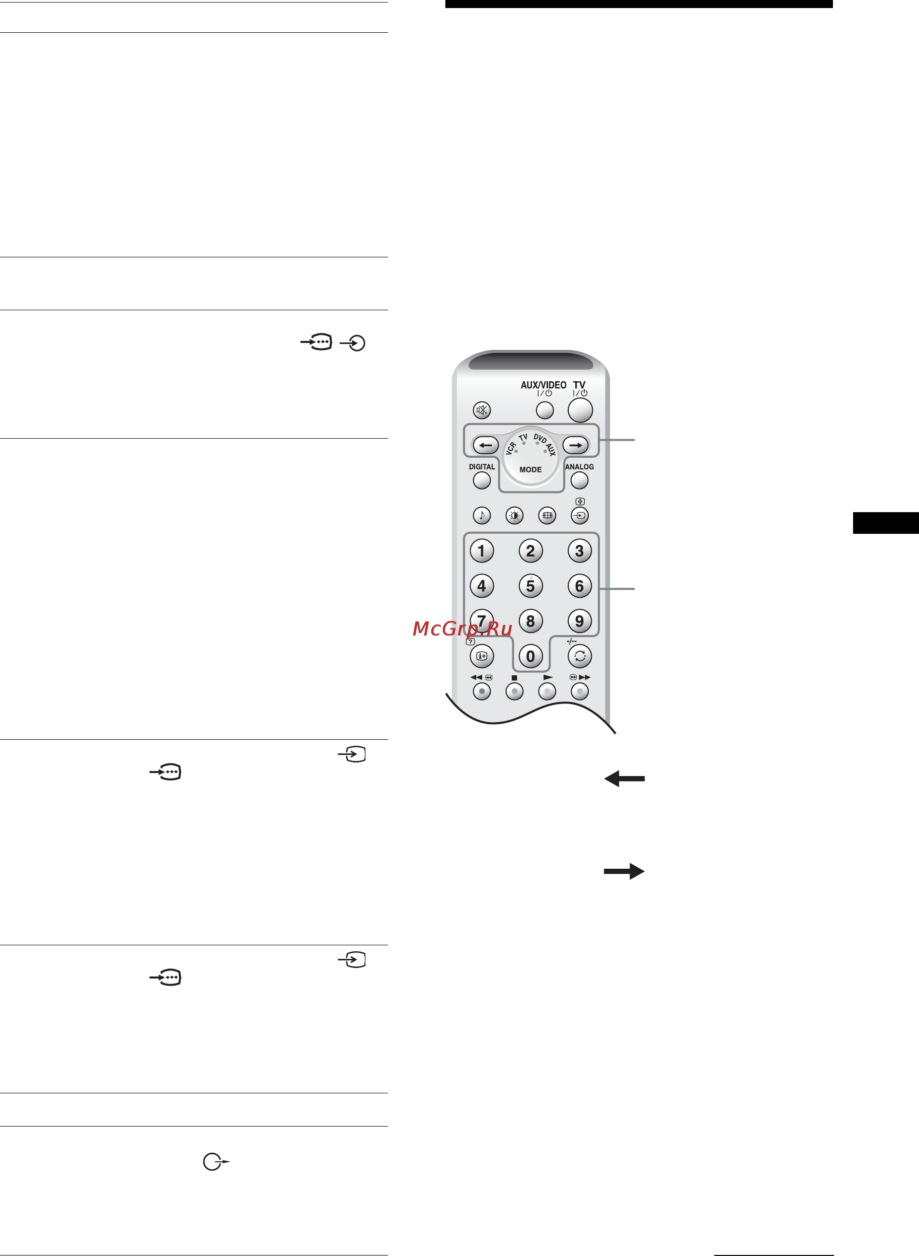 Sony KDE-W50A11E [41/194] Programming the remote