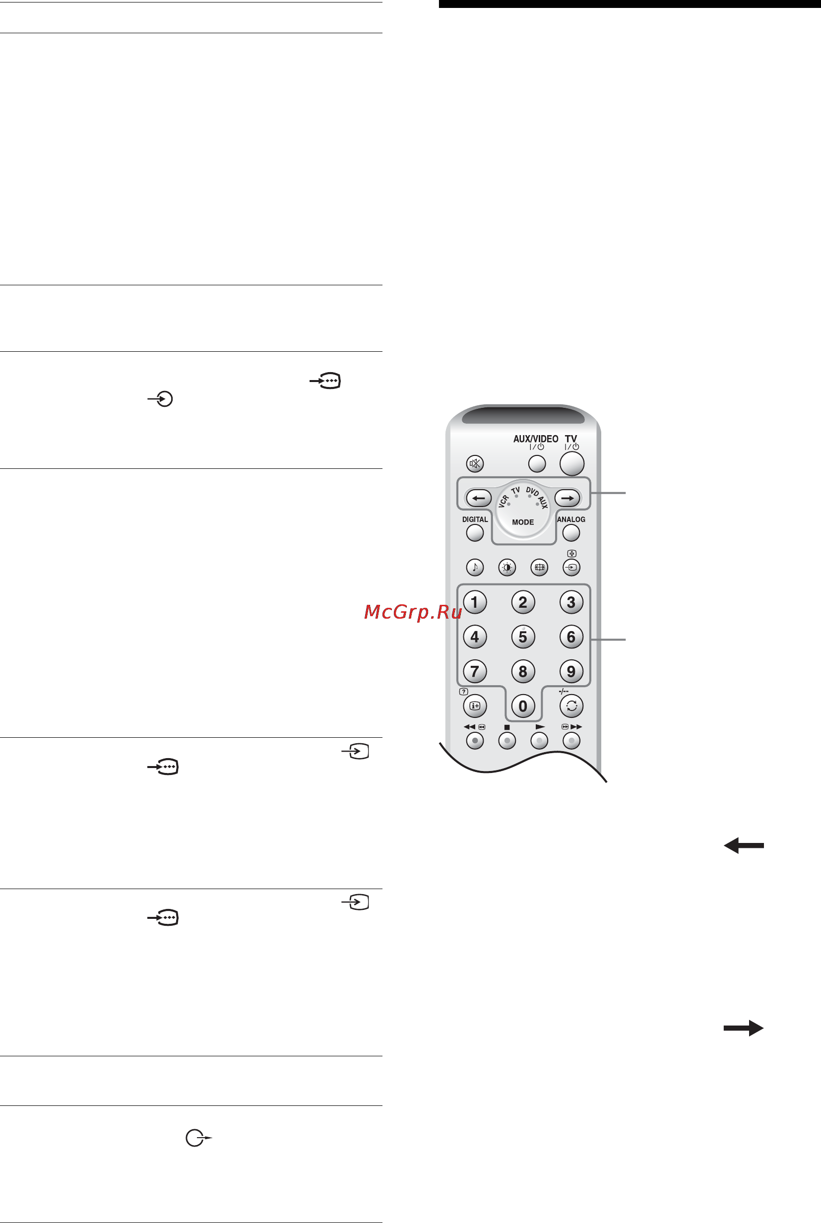 Sony KDE-W50A11E [88/194] Programmation de la télécommande