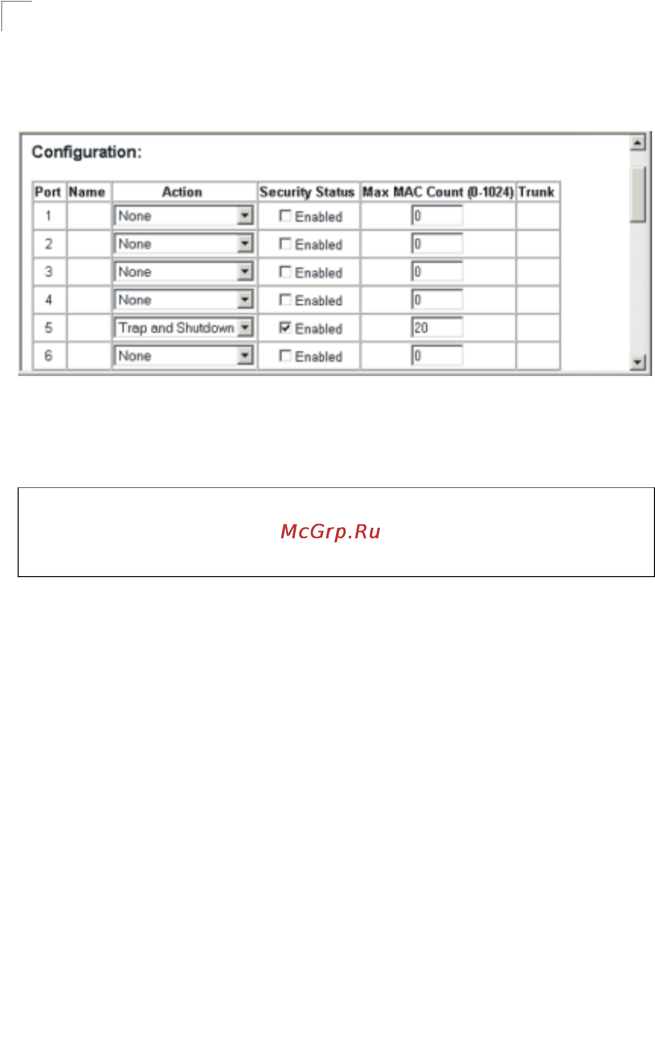 Tp-Link TL-SG5426 [103/499] Configuring 802 x port authentication