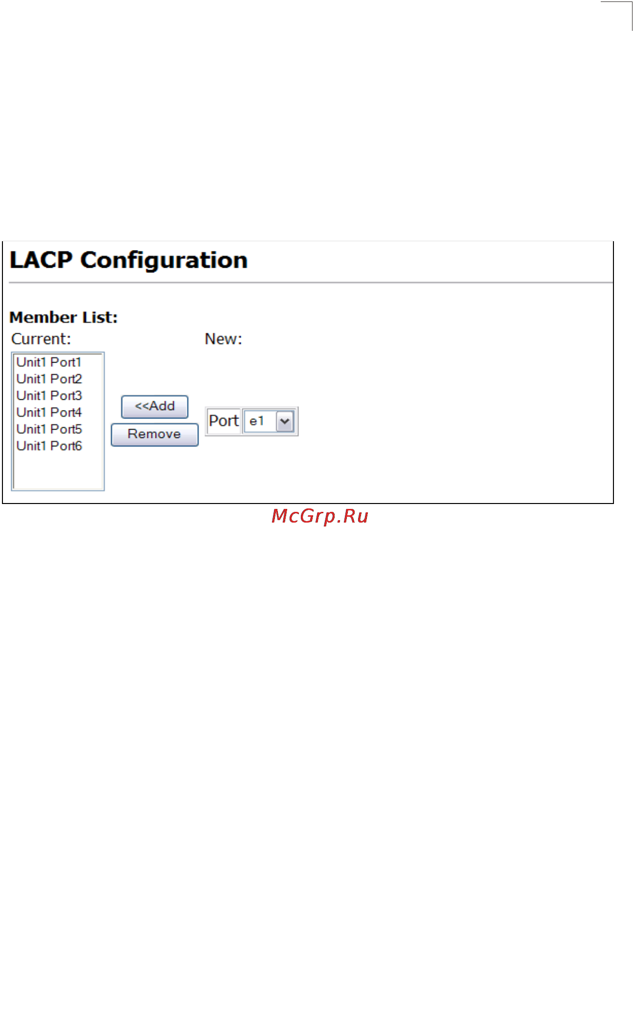 Tp-Link TL-SG5426 [126/499] Port configuration