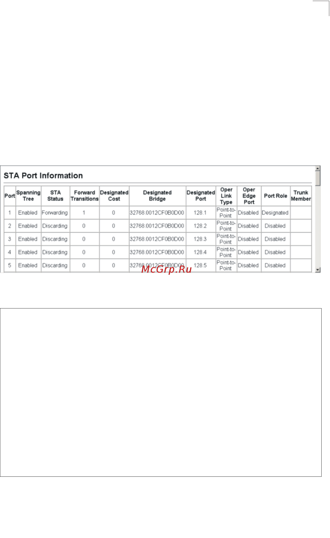 Tp-Link TL-SG5426 [156/499] Spanning tree algorithm configuration