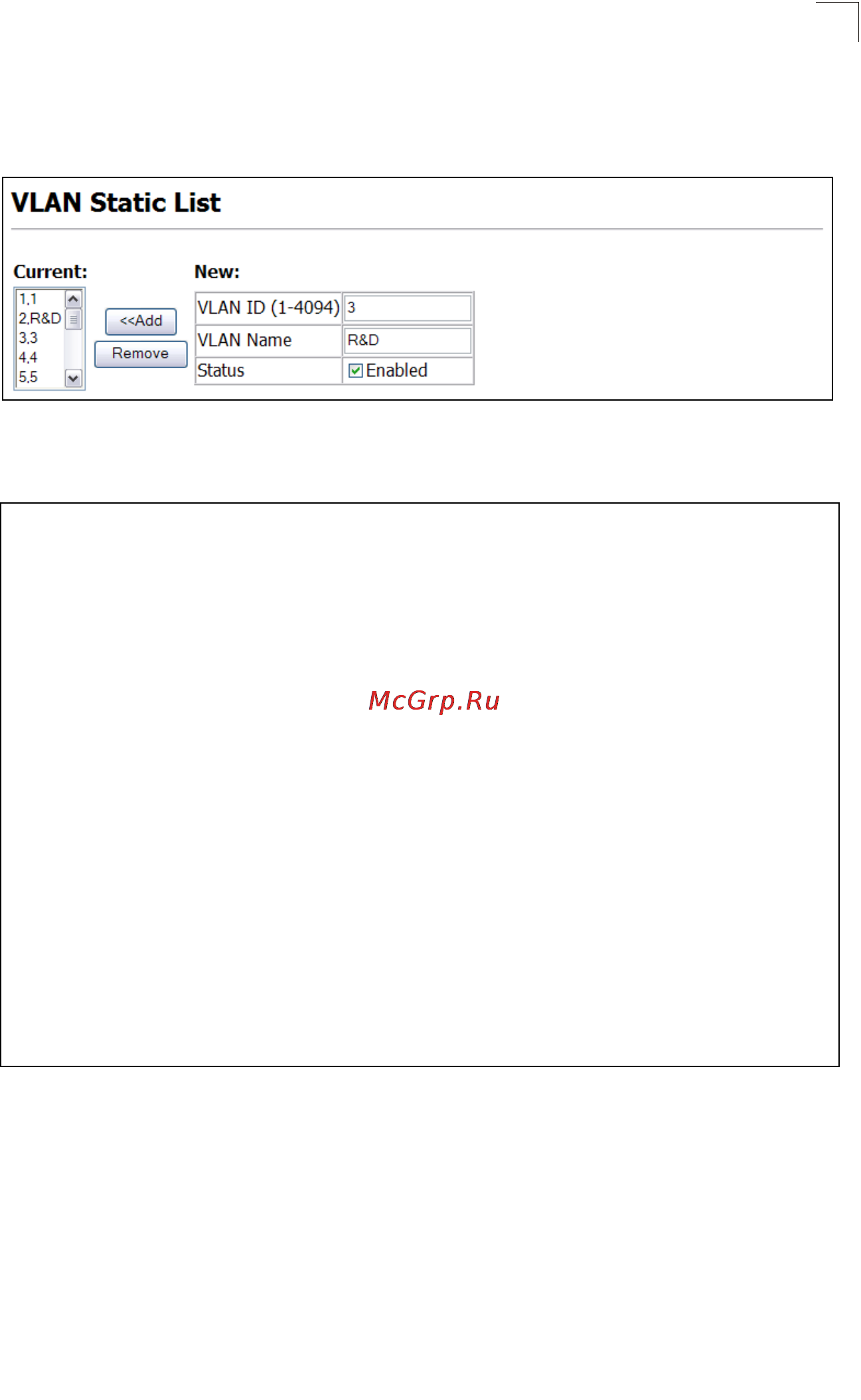 Tp-Link TL-SG5426 [172/499] Adding static members to vlans vlan index