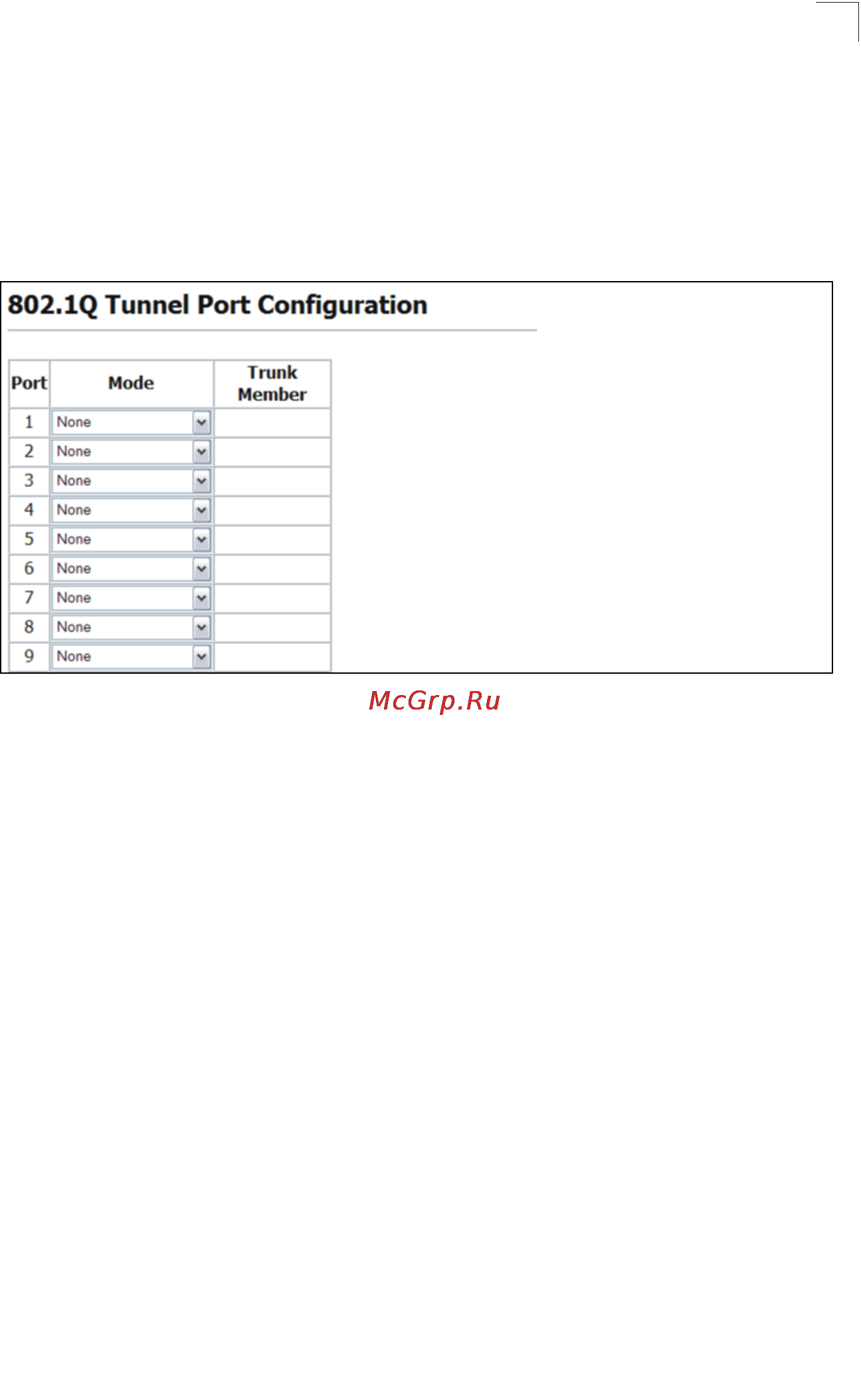 Tp-Link TL-SG5426 [182/499] Configuring ieee 802 q tunneling