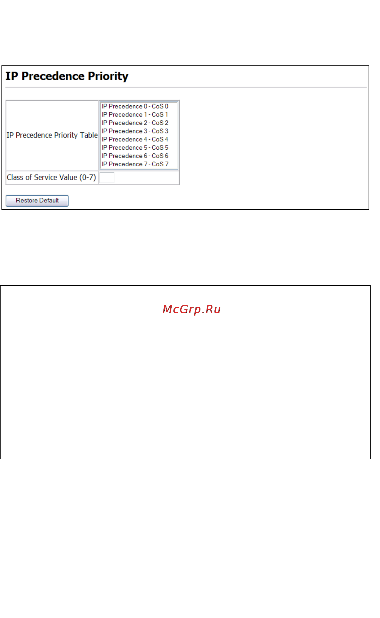 Tp-Link TL-SG5426 [194/499] Class of service configuration