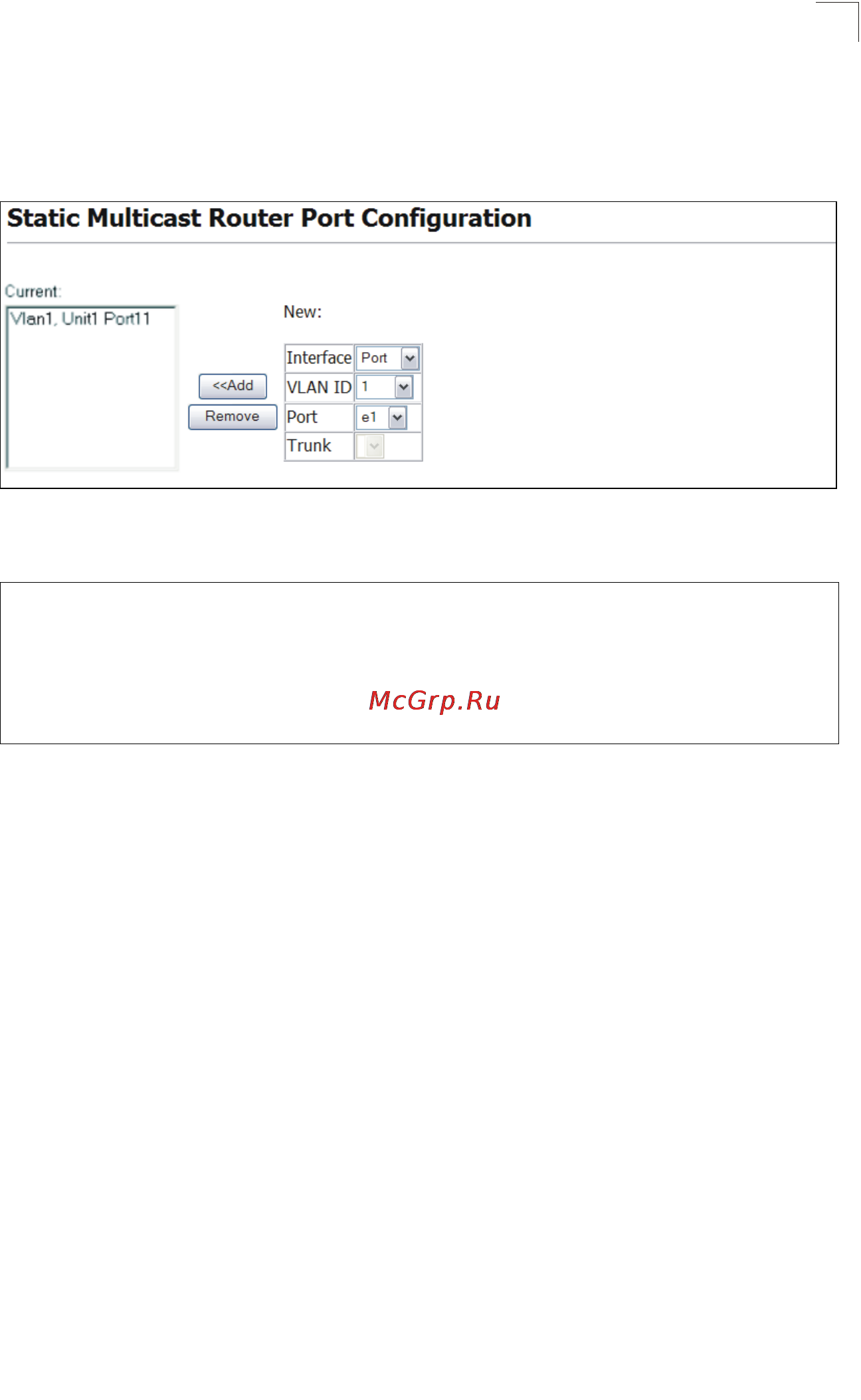 Tp-Link TL-SG5426 [210/499] Displaying port members of multicast services