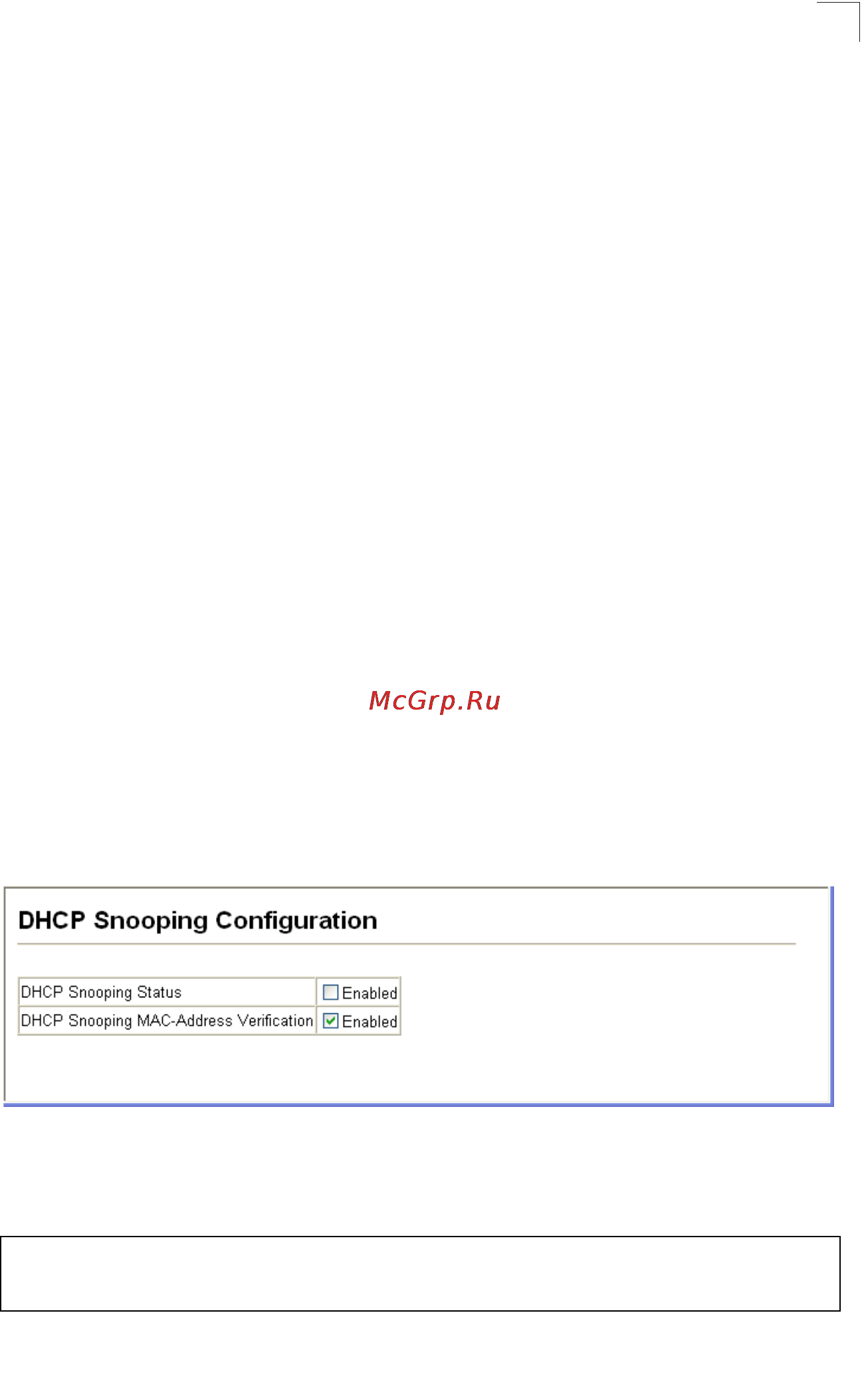Tp-Link TL-SG5426 [230/499] Dhcp snooping