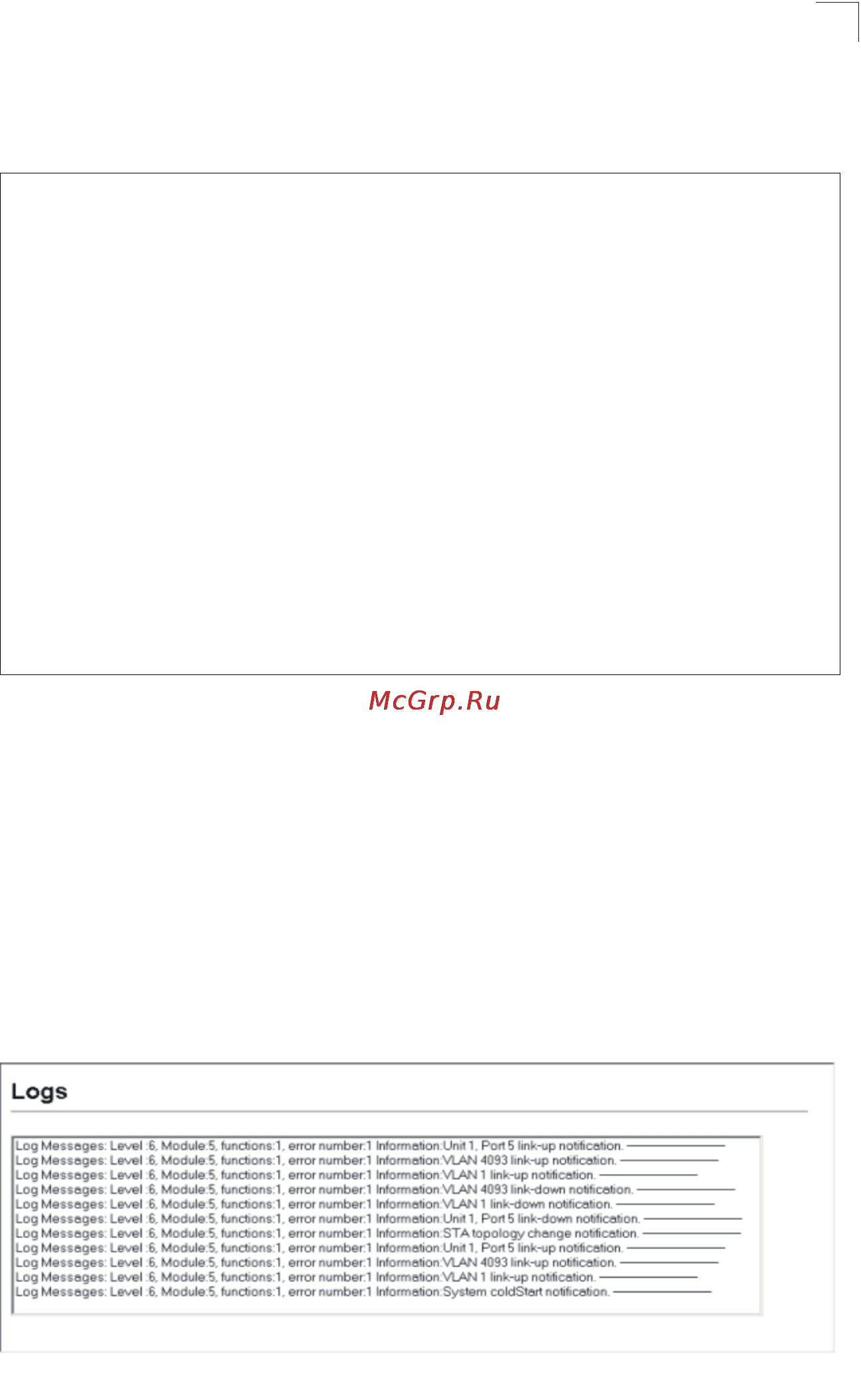 Tp-Link TL-SG5426 [68/499] Configuring event logging