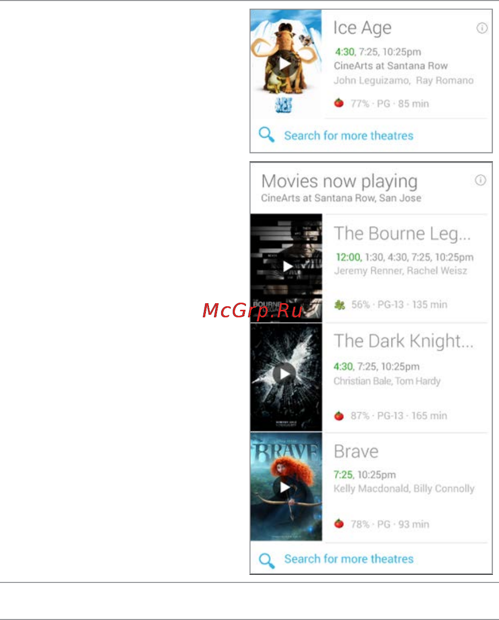 Samsung Nexus 10 P8110 16Gb [74/98] Movies shows movies playing in your vicinity and tells you when a movie you re interested in is playing nearby