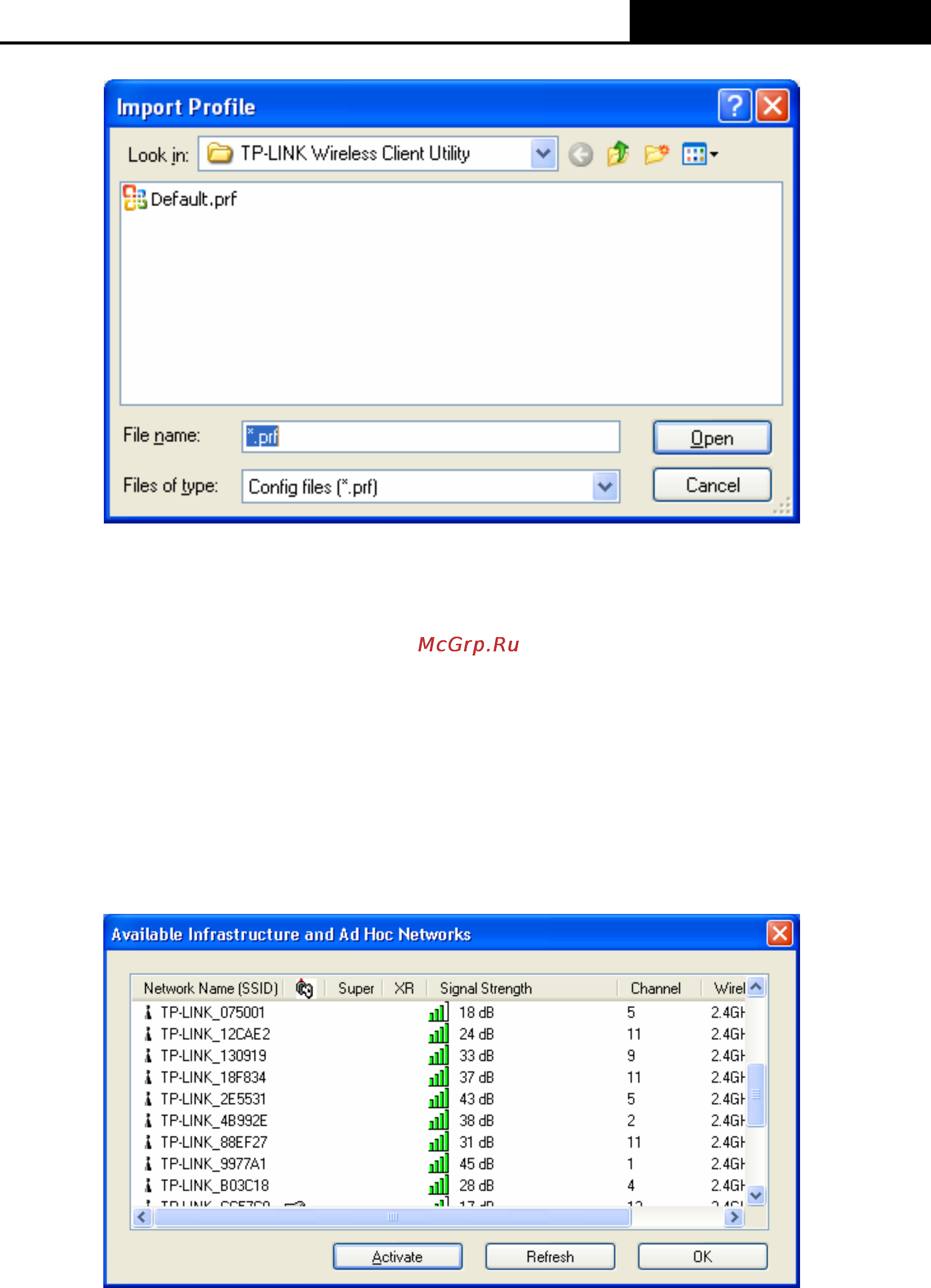 Tp-Link TL-WN322G [29/39] Auto profile selection management