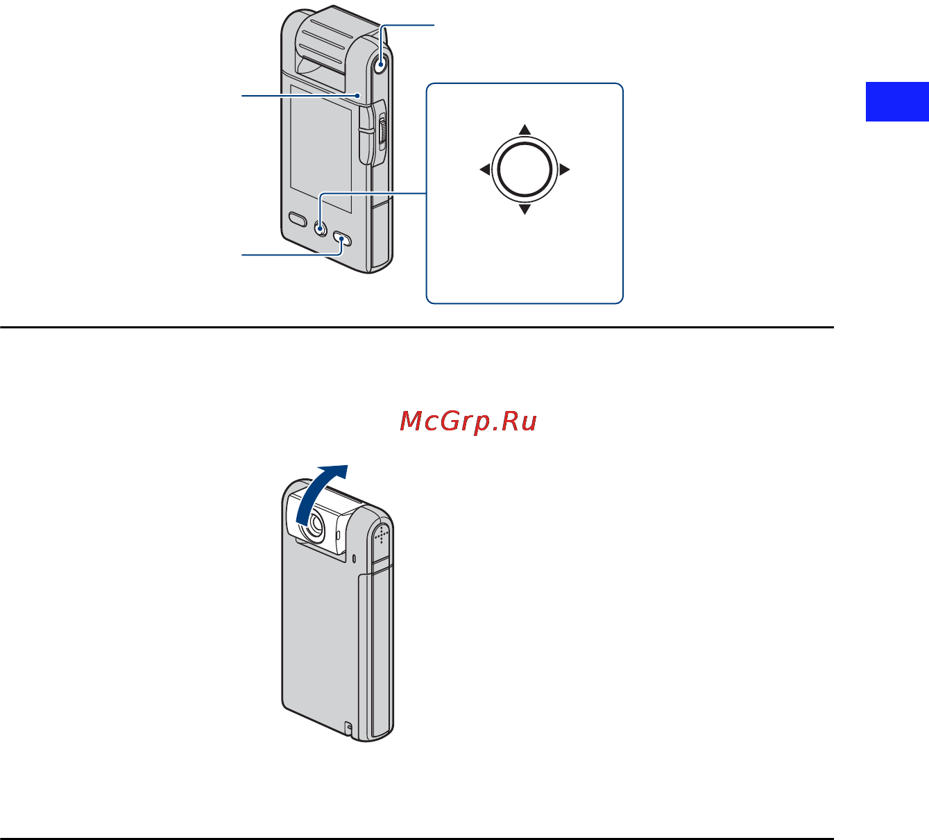 Sony Bloggie MHS-PM5K [21/78] Включение камеры установка языка и часов