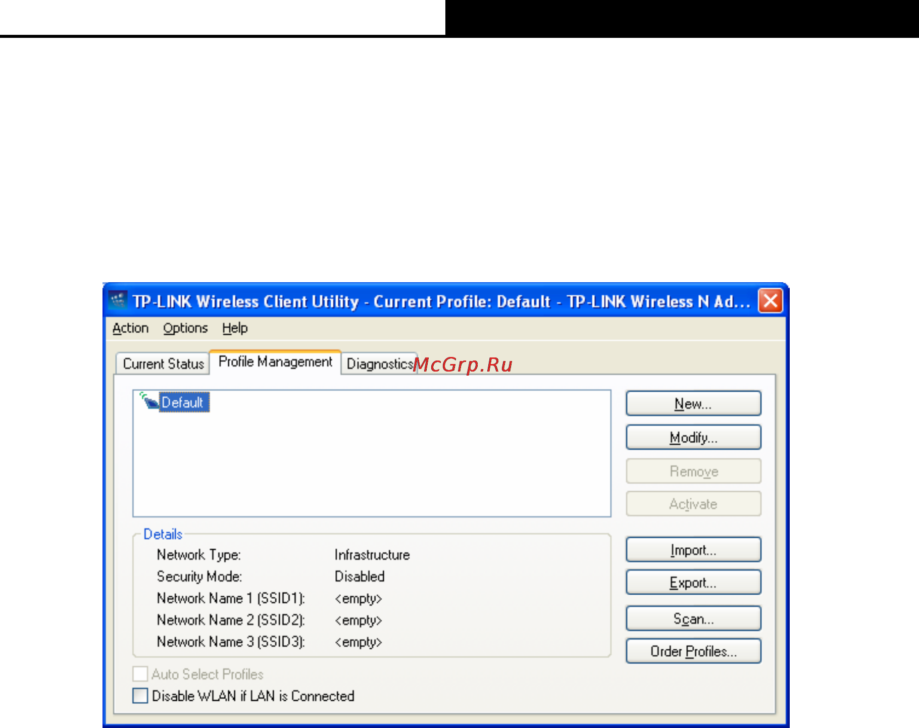 Tp-Link TL-WN811N [25/46] Add or modify a configuration profile
