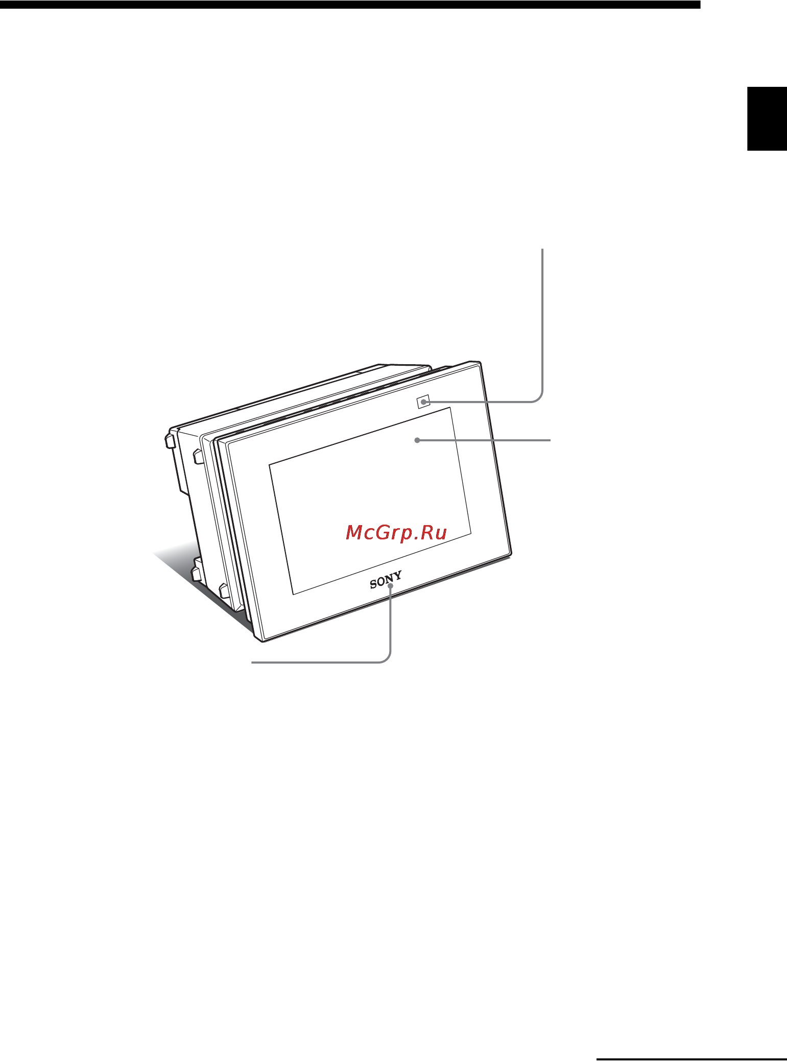 Sony DPP-F800 [13/126] Краткое описание