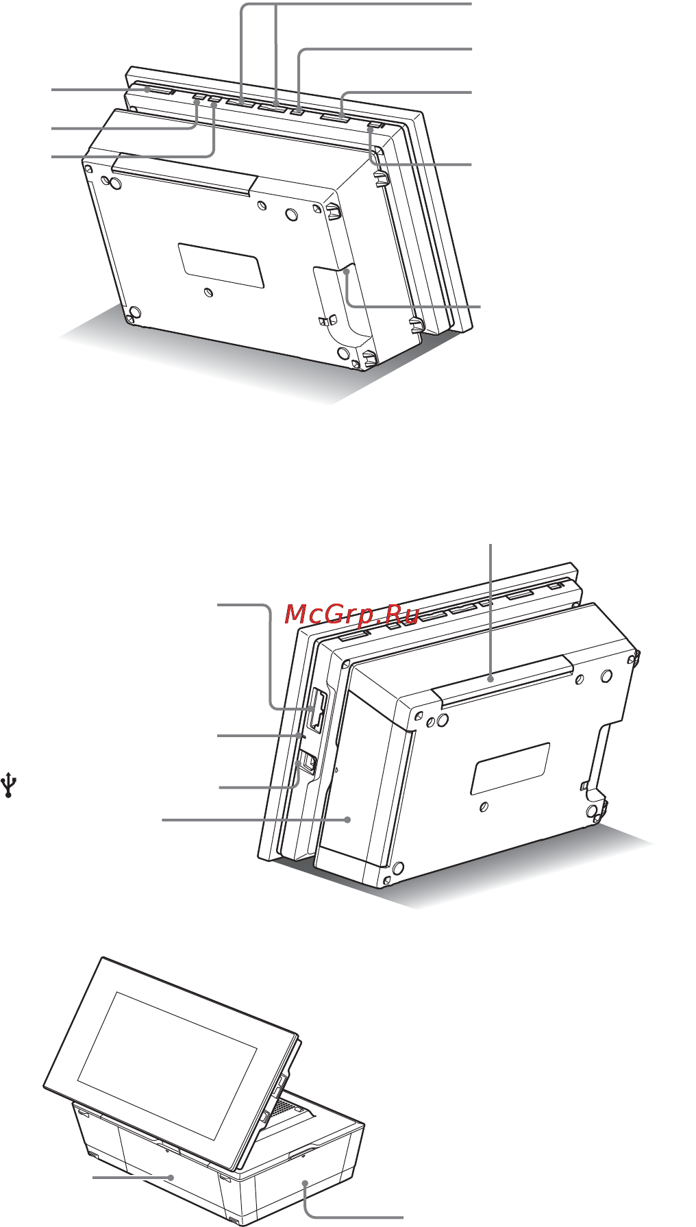 Sony DPP-F800 [14/126] Задняя панель