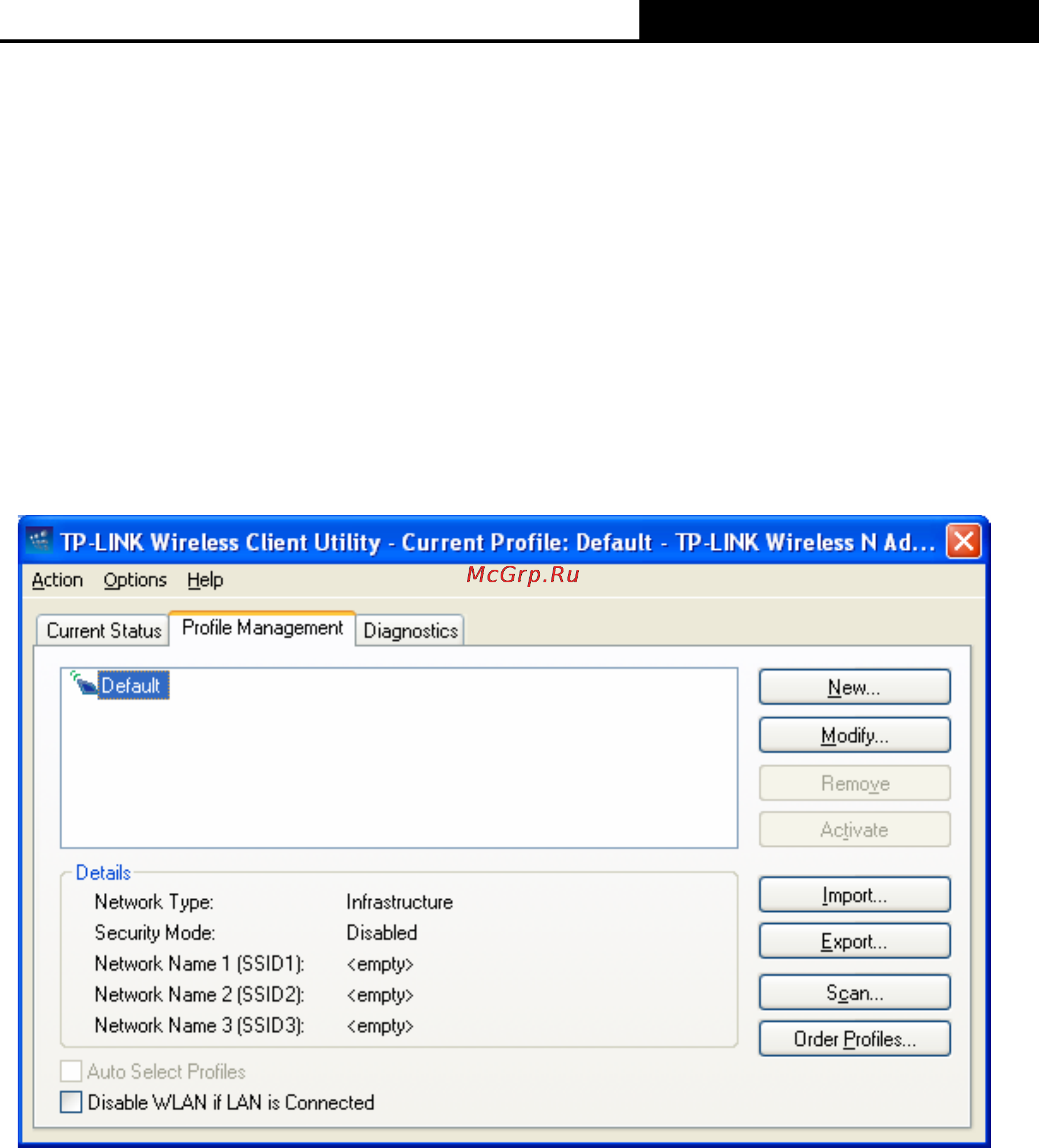 Tp-Link TL-WN851N [25/48] Profile management