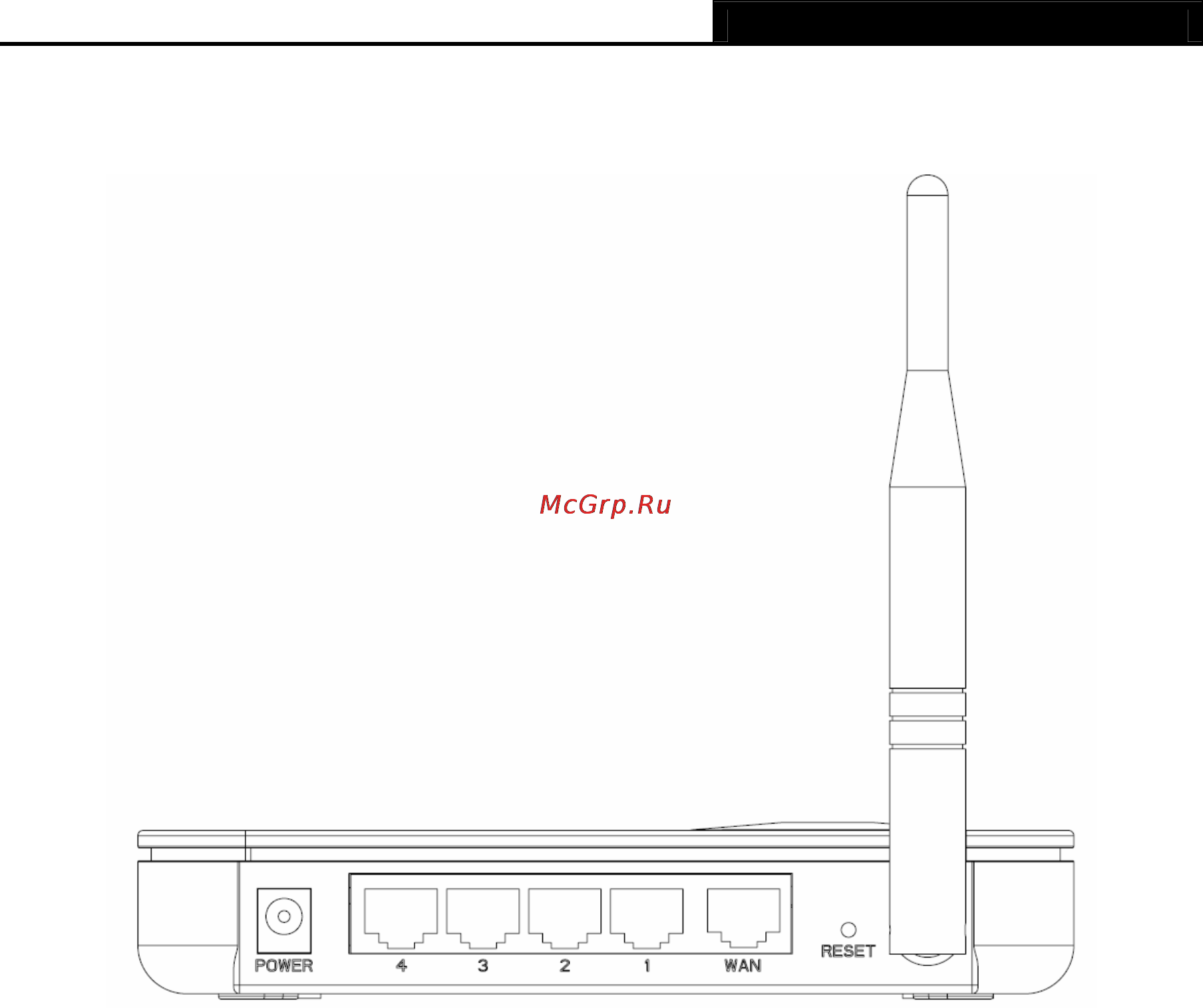 Tp-Link TL-WR340G [12/72] The back panel