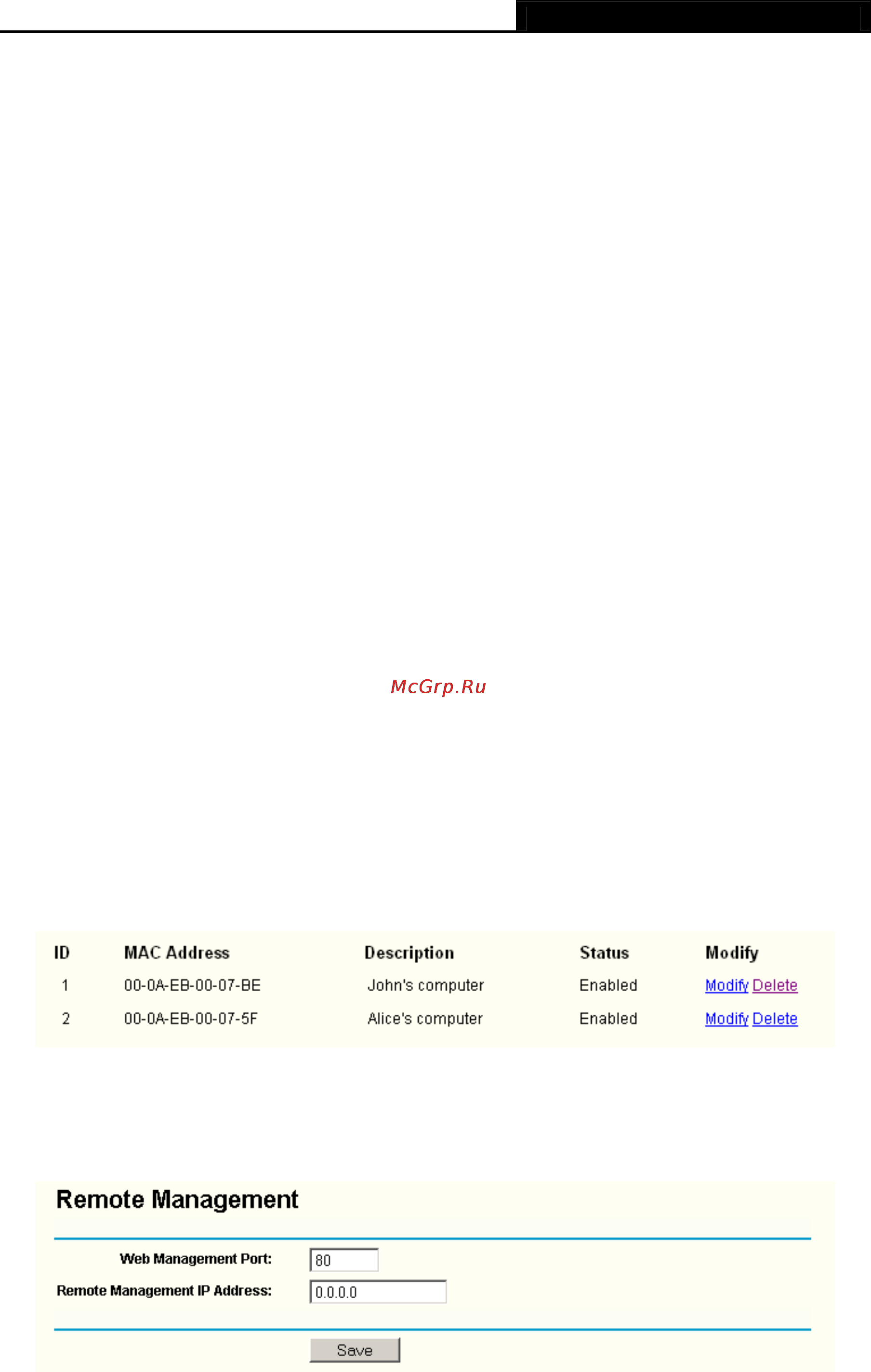 Tp-Link TL-WR340G [52/72] Remote management