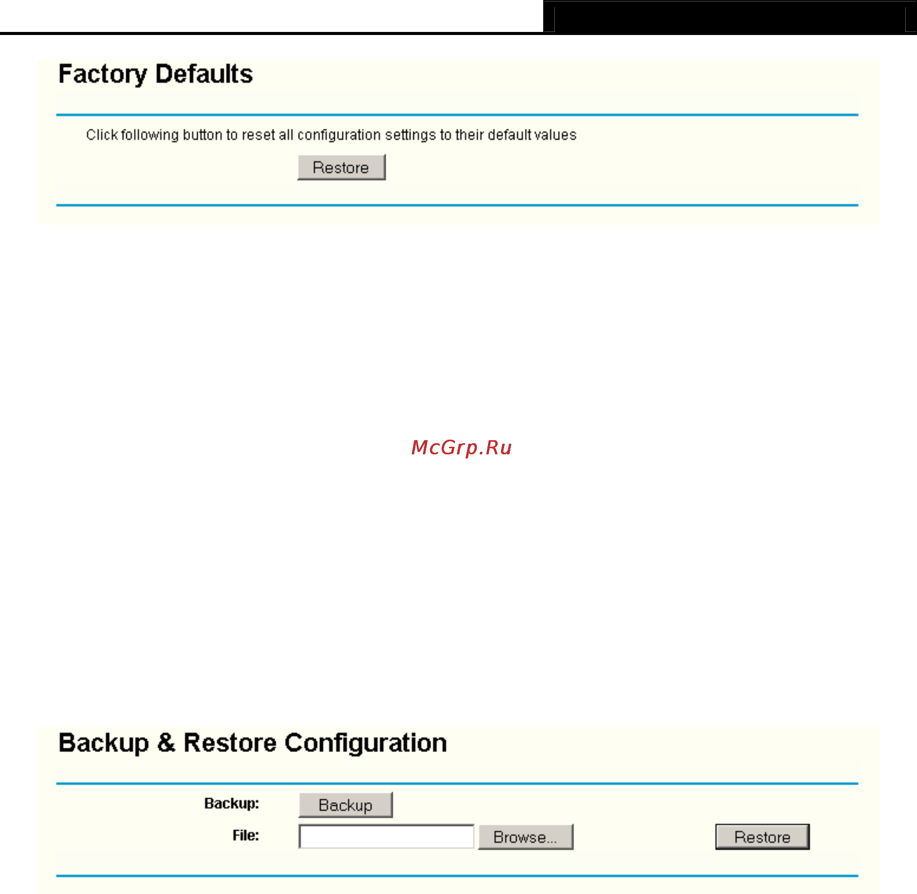 Tp-Link TL-WR340G [64/72] Backup and restore