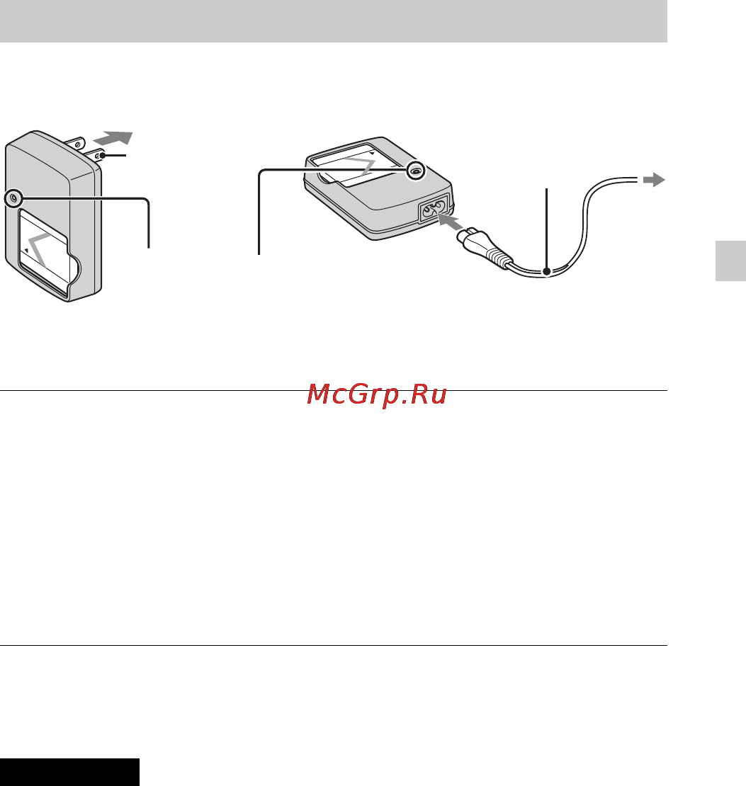 Sony DSC-W530 Silver [31/80] Зарядка батарейного блока