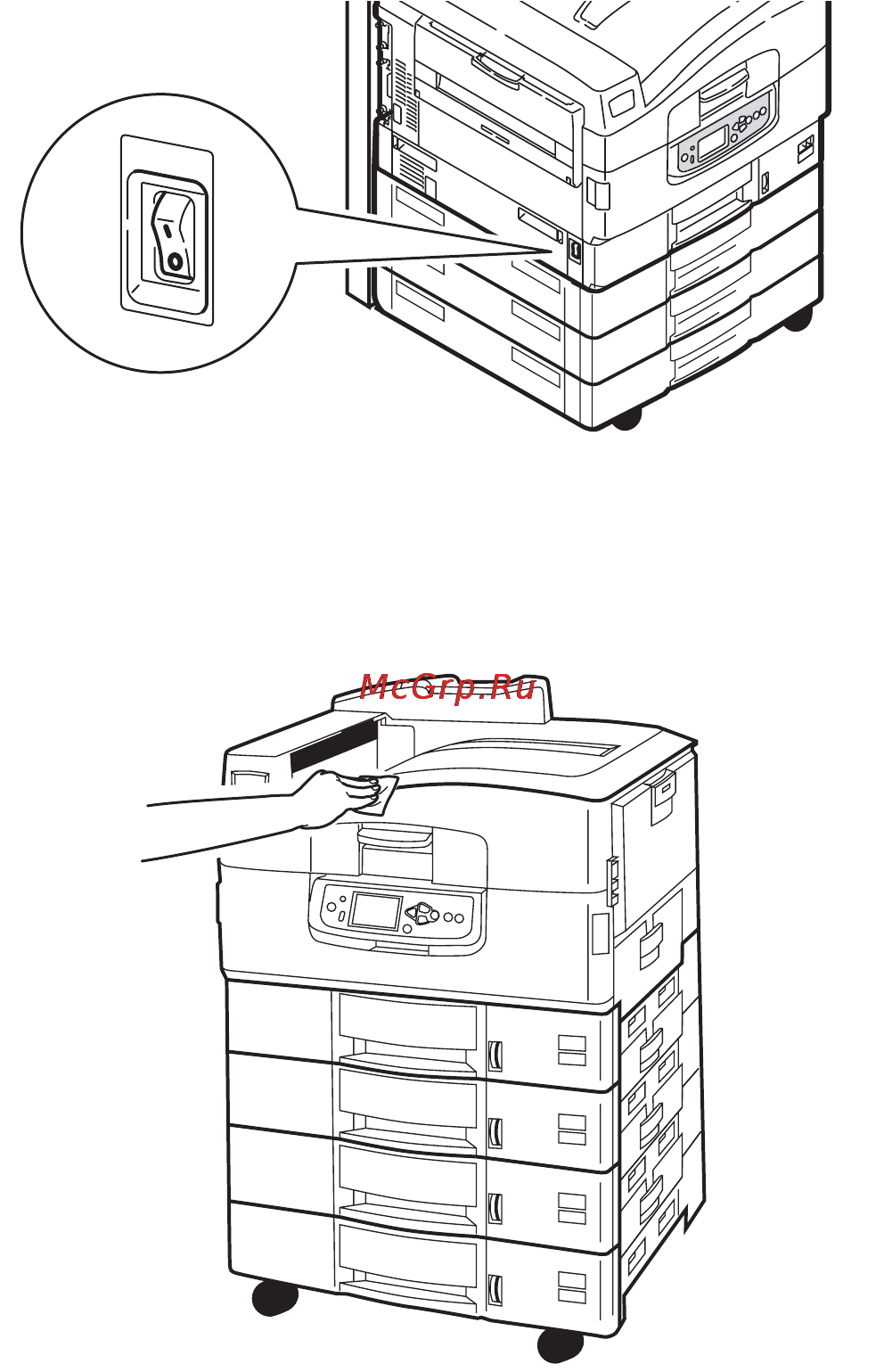 OKI C9800 MFP [113/204] Чистка корпуса принтера