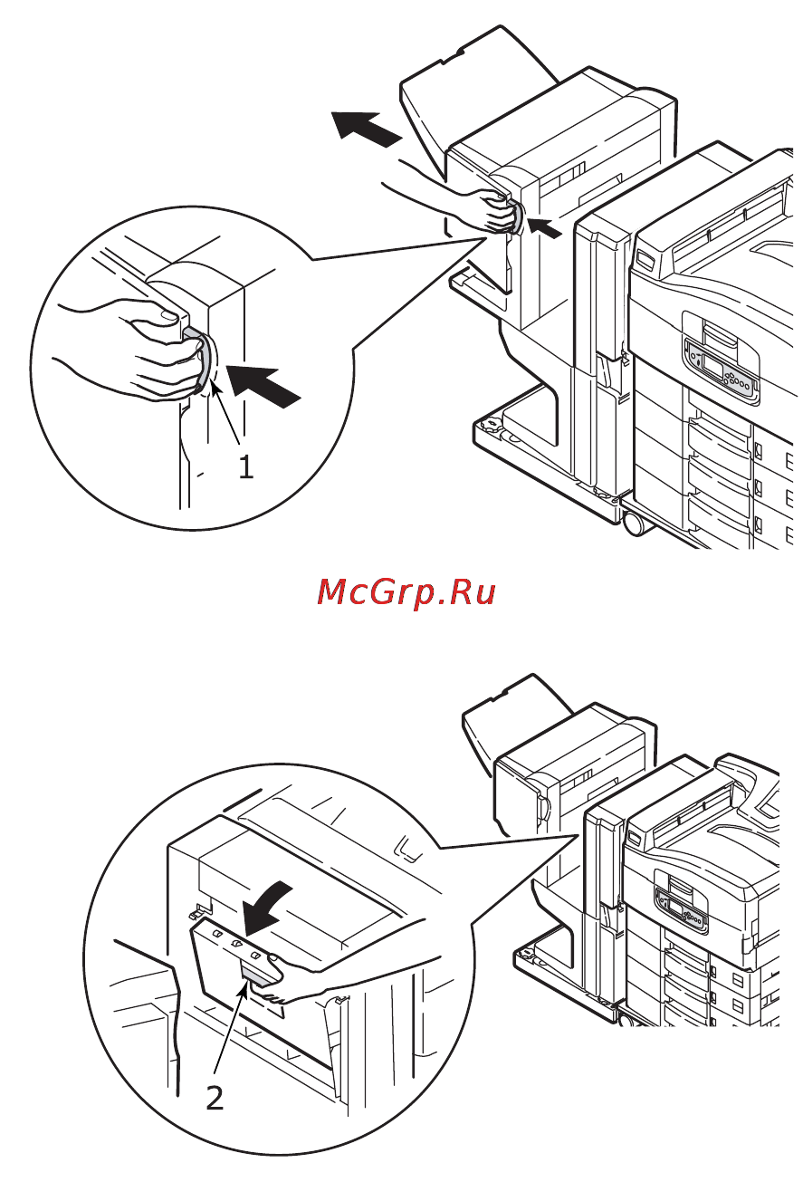 OKI C9800 MFP [147/204] Проверьте инвертор застревание бумаги