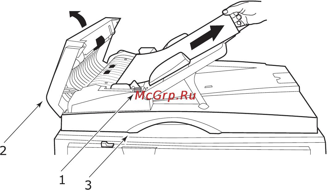 OKI C9800 MFP [154/204] Застревание бумаги в adf
