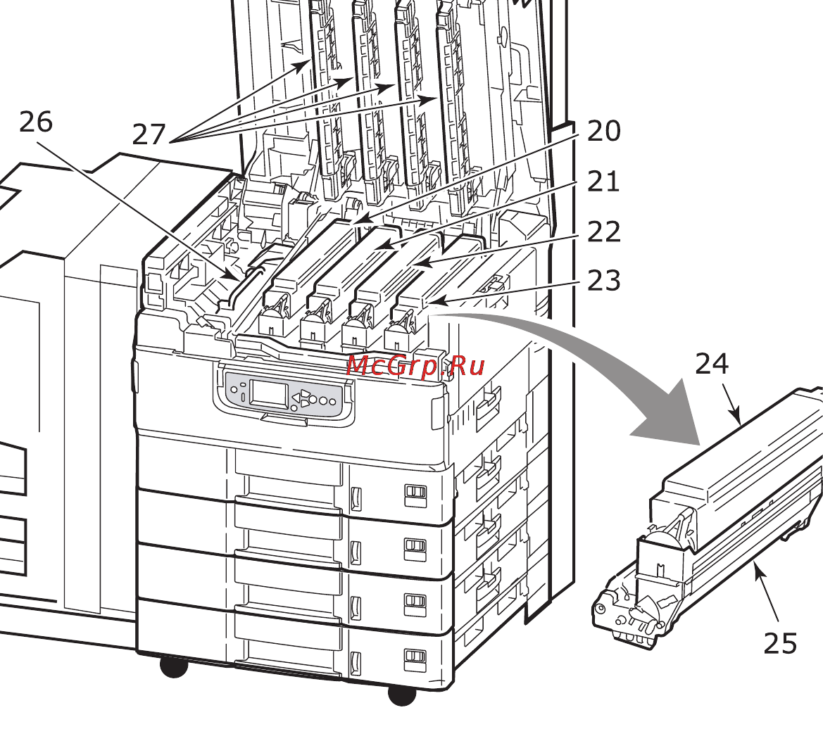 OKI C9800 MFP Инструкция по эксплуатации онлайн [25/204] 39573