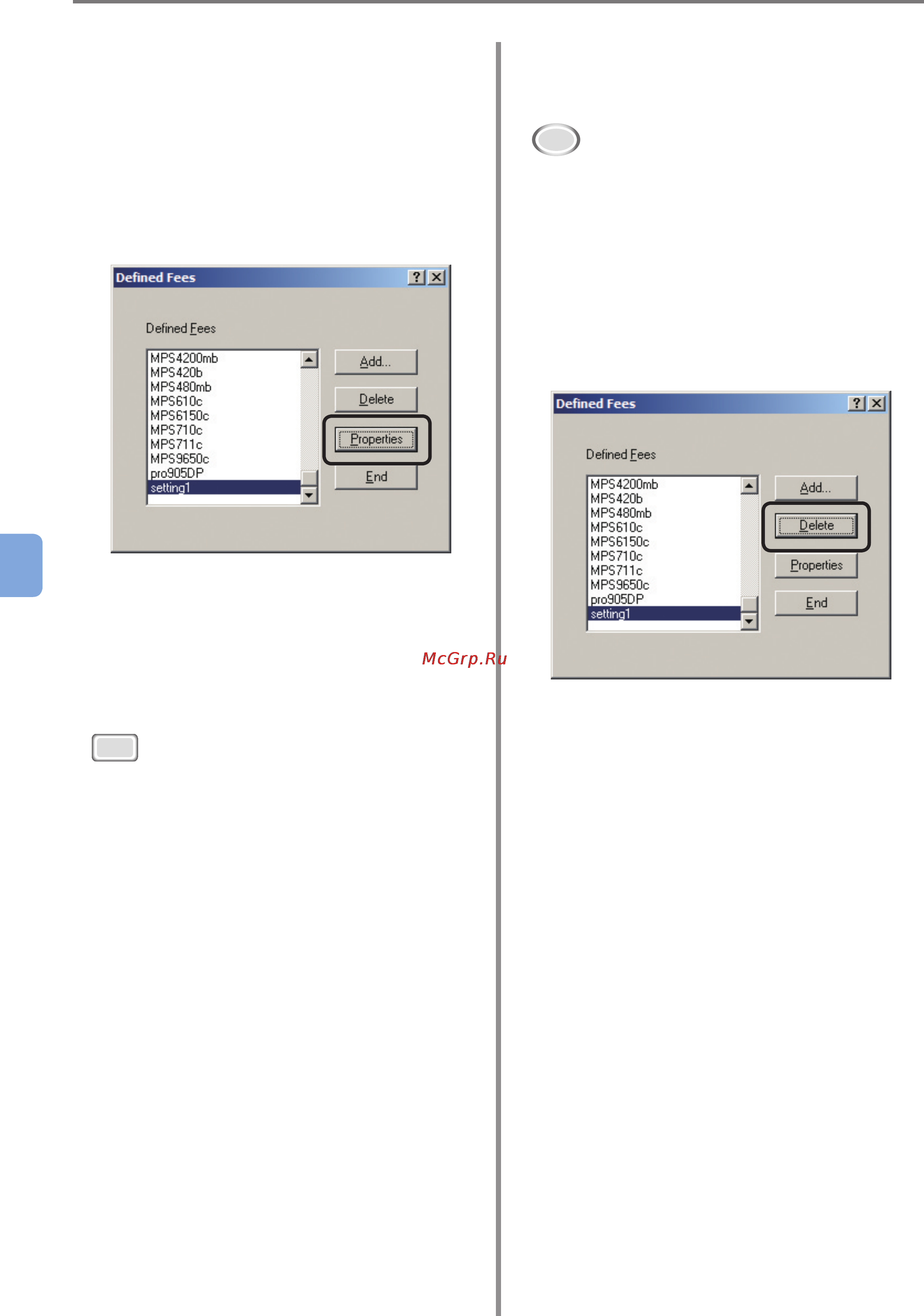 OKI C9800GA MFP [182/239] Changing fee charge definitions