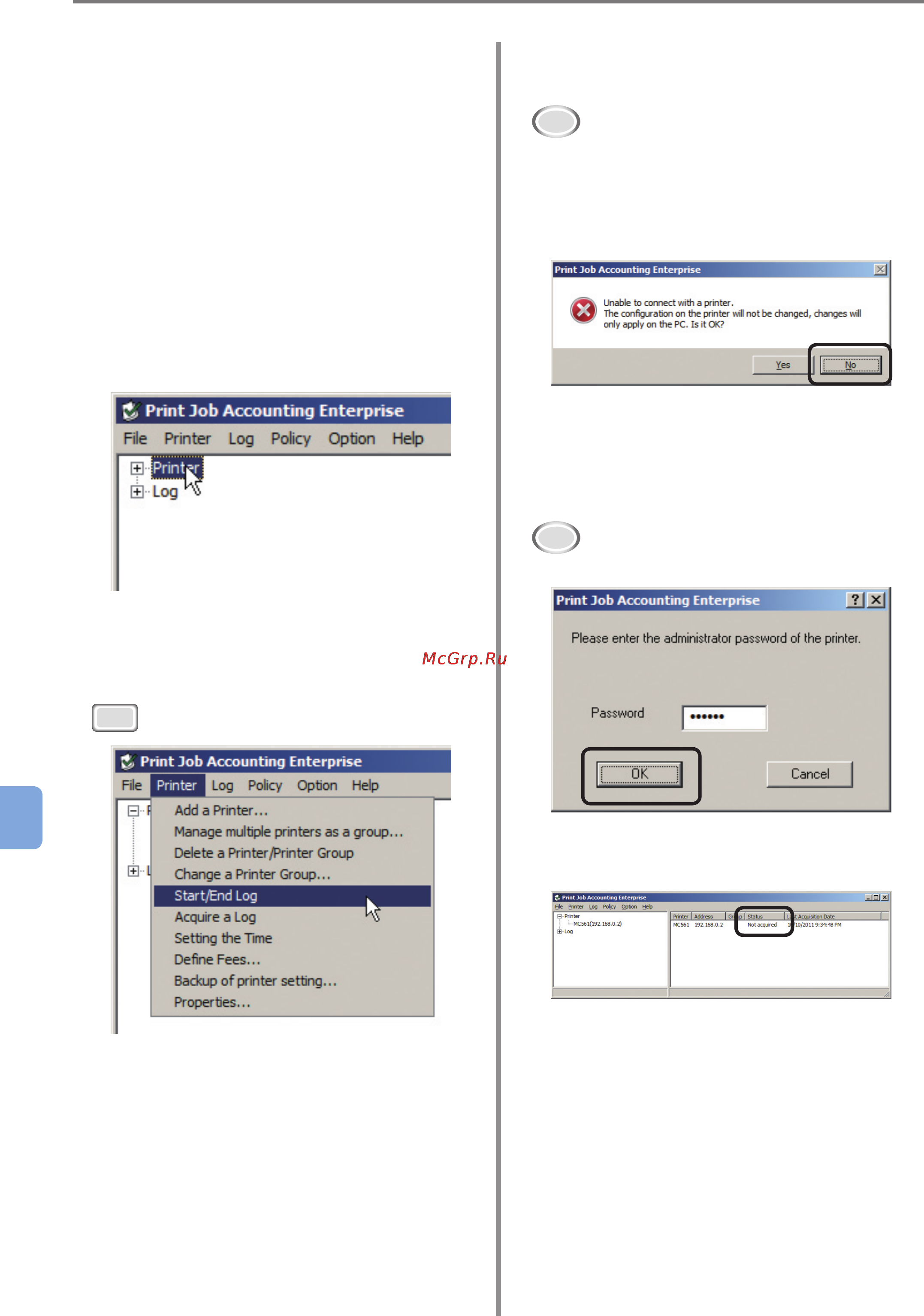 OKI C9800GA MFP [226/239] Deleting a registered printer