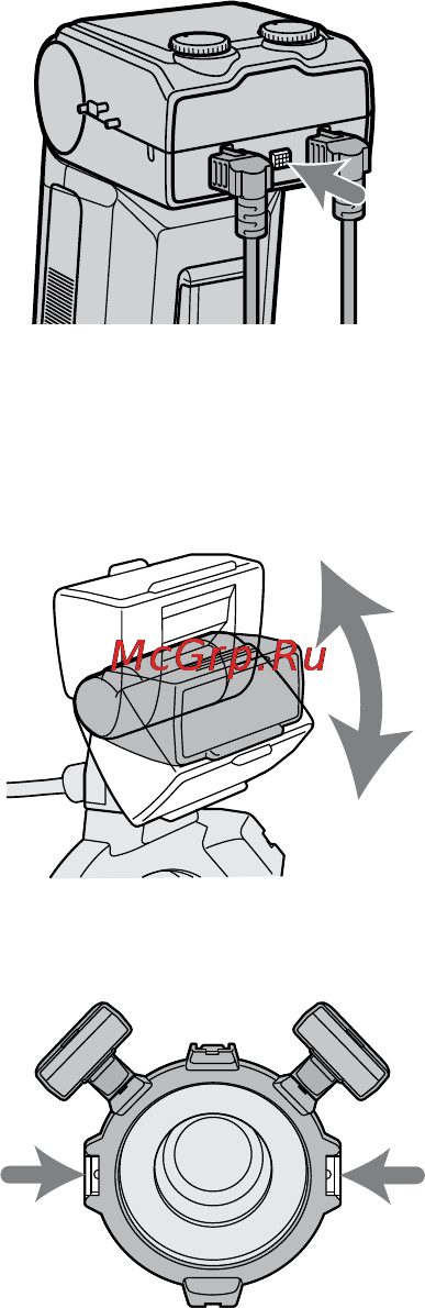 Sony HVL-MT24AM [16/295] Adjust positions of the flashtubes as desired