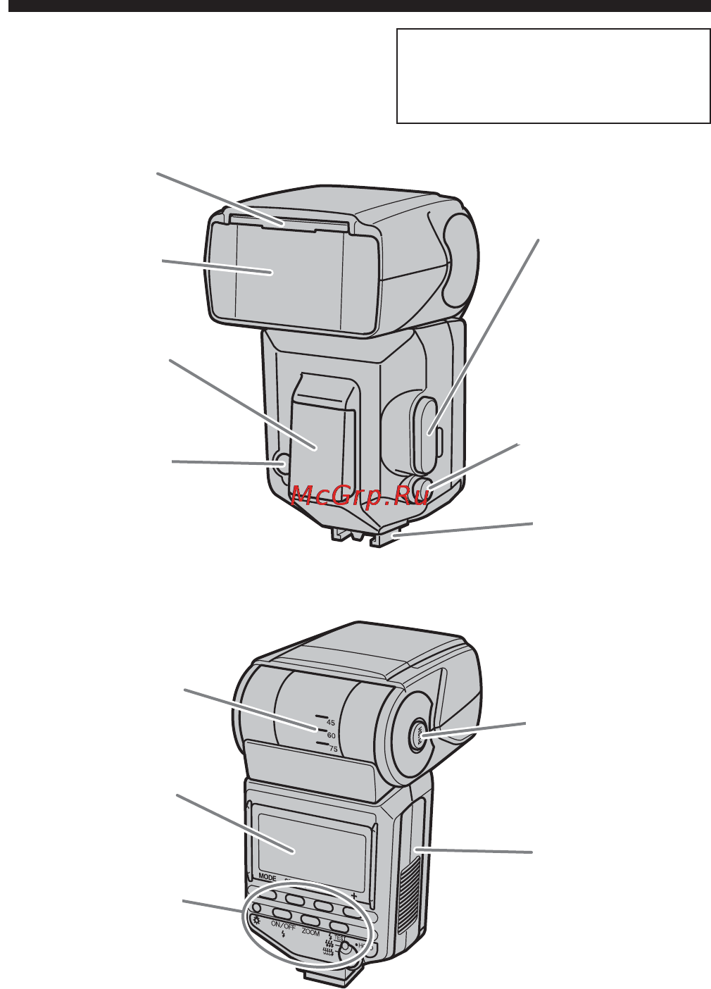 Sony HVL-F56AM Инструкция по эксплуатации онлайн [7/304] 39588