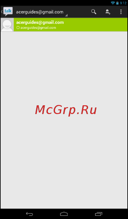 Acer Iconia A1-811 16 Gb 3G (NT.L1SEE.001) Инструкция по эксплуатации онлайн [33/61] 87263