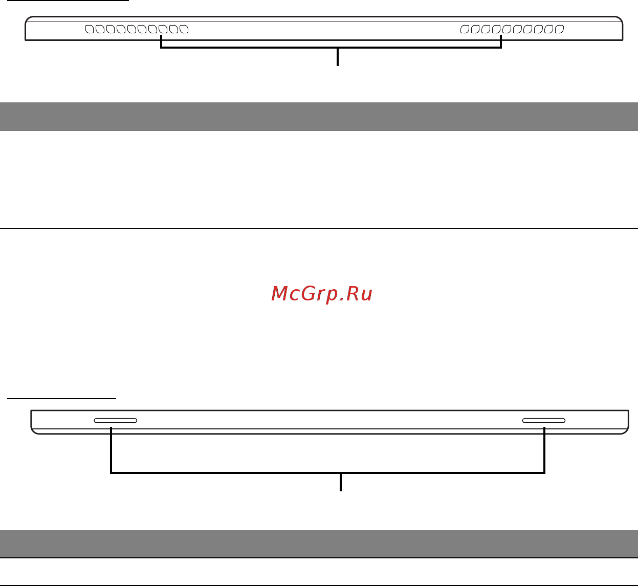 Acer P3-171-3322Y2G06as (NX.M8NER.001) [26/83] Вид сверху