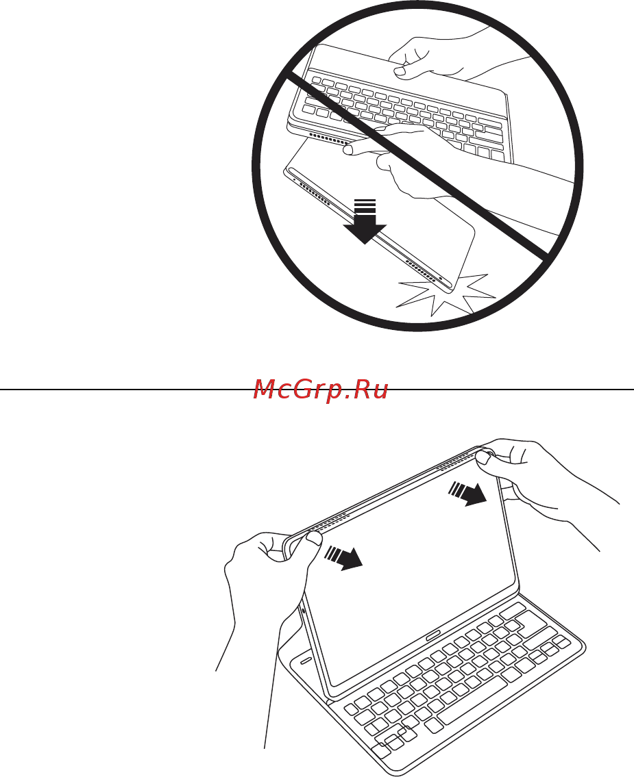Acer P3-171-3322Y2G06as (NX.M8NER.001) [36/83] Извлечение компьютера из чехла клавиатуры