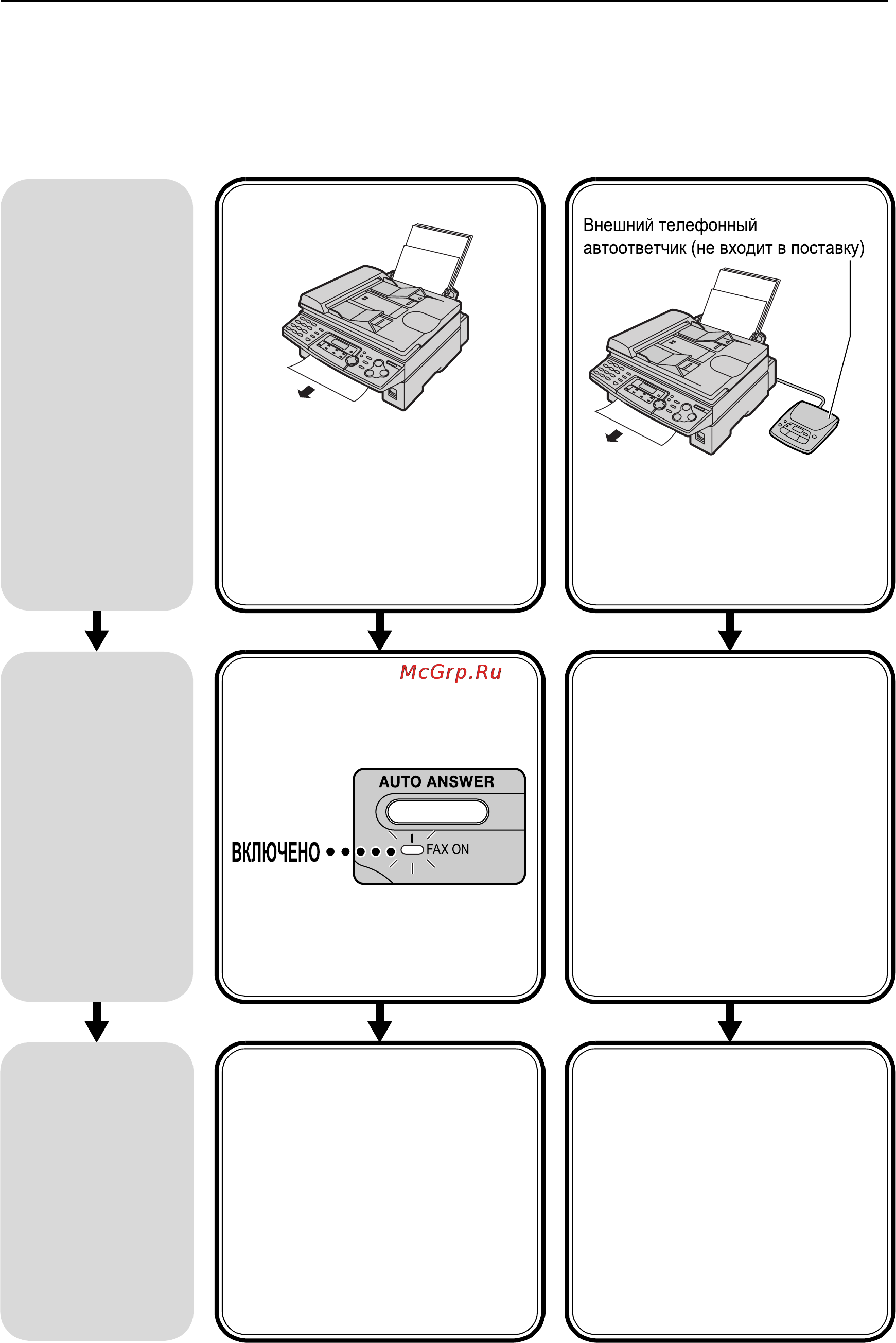 Panasonic KX-FLB758RU [40/96] Çàäàíèå ñïîñîáà ï²èåìà ôàêñîâ