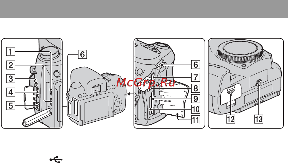 Sony Alpha DSLR-A560 [18/231] Боковые стороны нижняя сторона