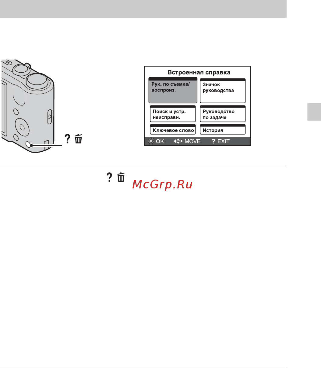 Sony DSC-H70 Black [39/76] Встроенная справка