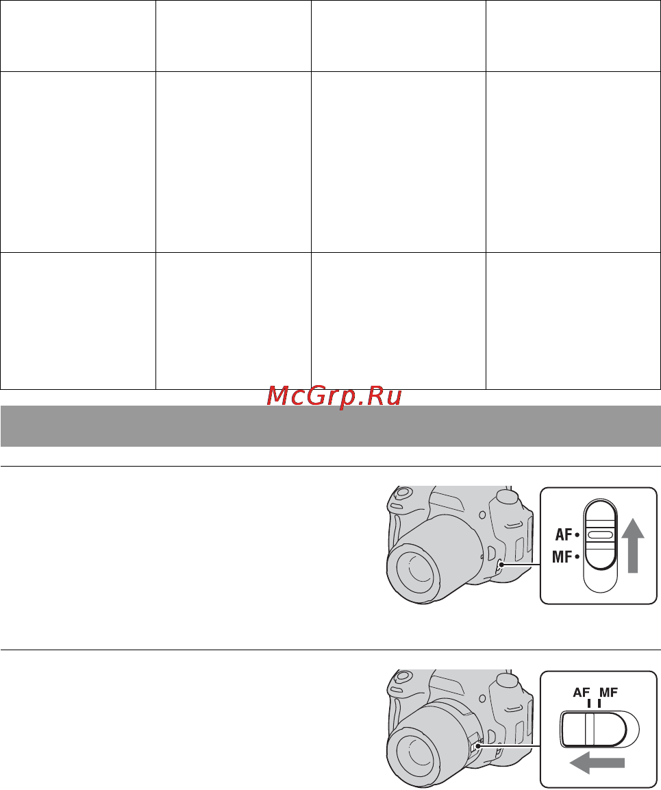 Sony Alpha DSLR-A550 [84/201] Использование функции съемки