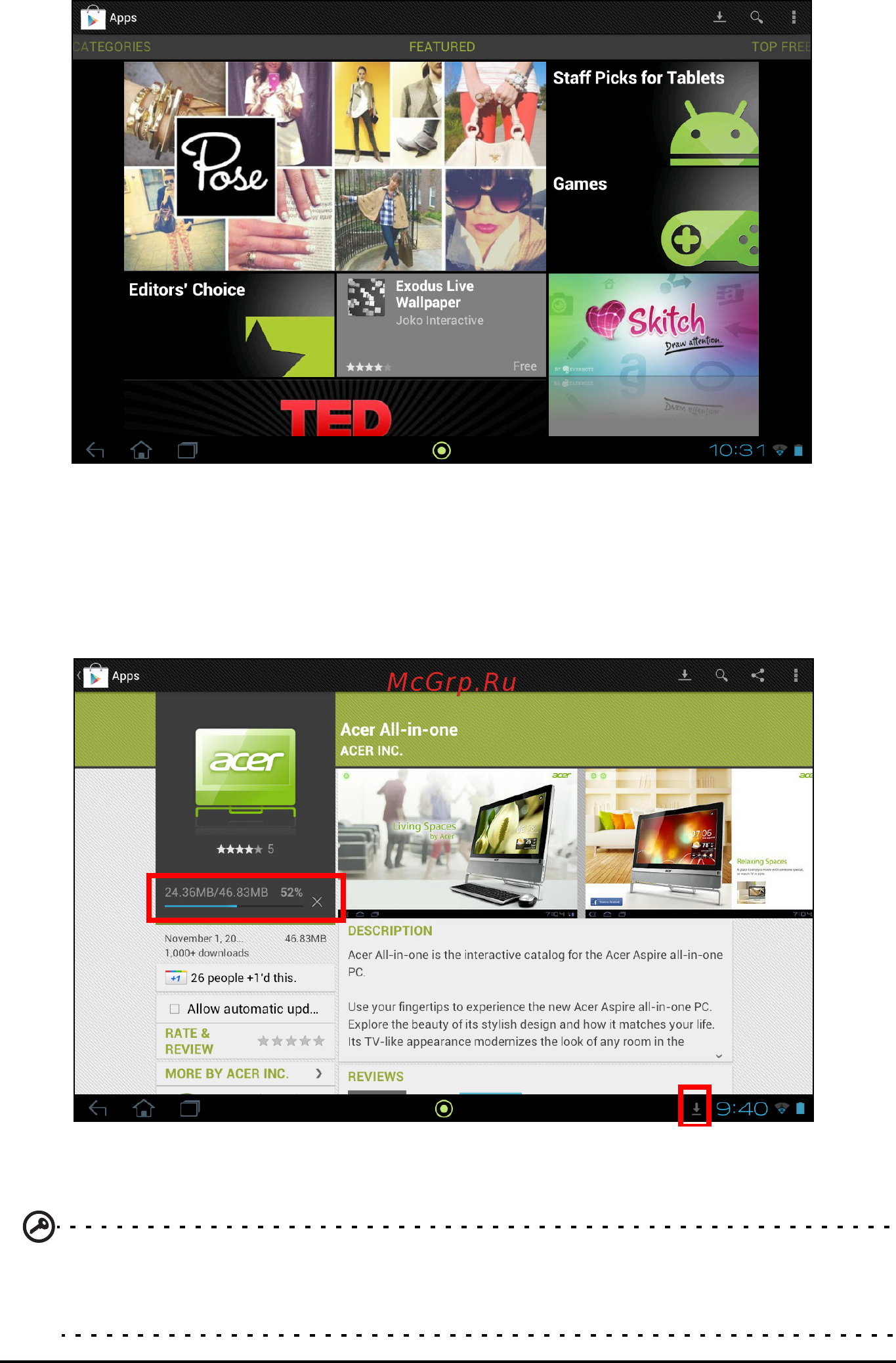 Acer ICONIA A210 Инструкция по эксплуатации онлайн [39/65] 97741